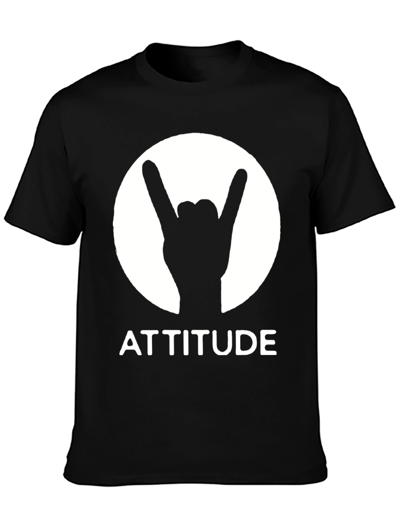 Attitude Rock On T-Shirt - Cool Graphic Tee