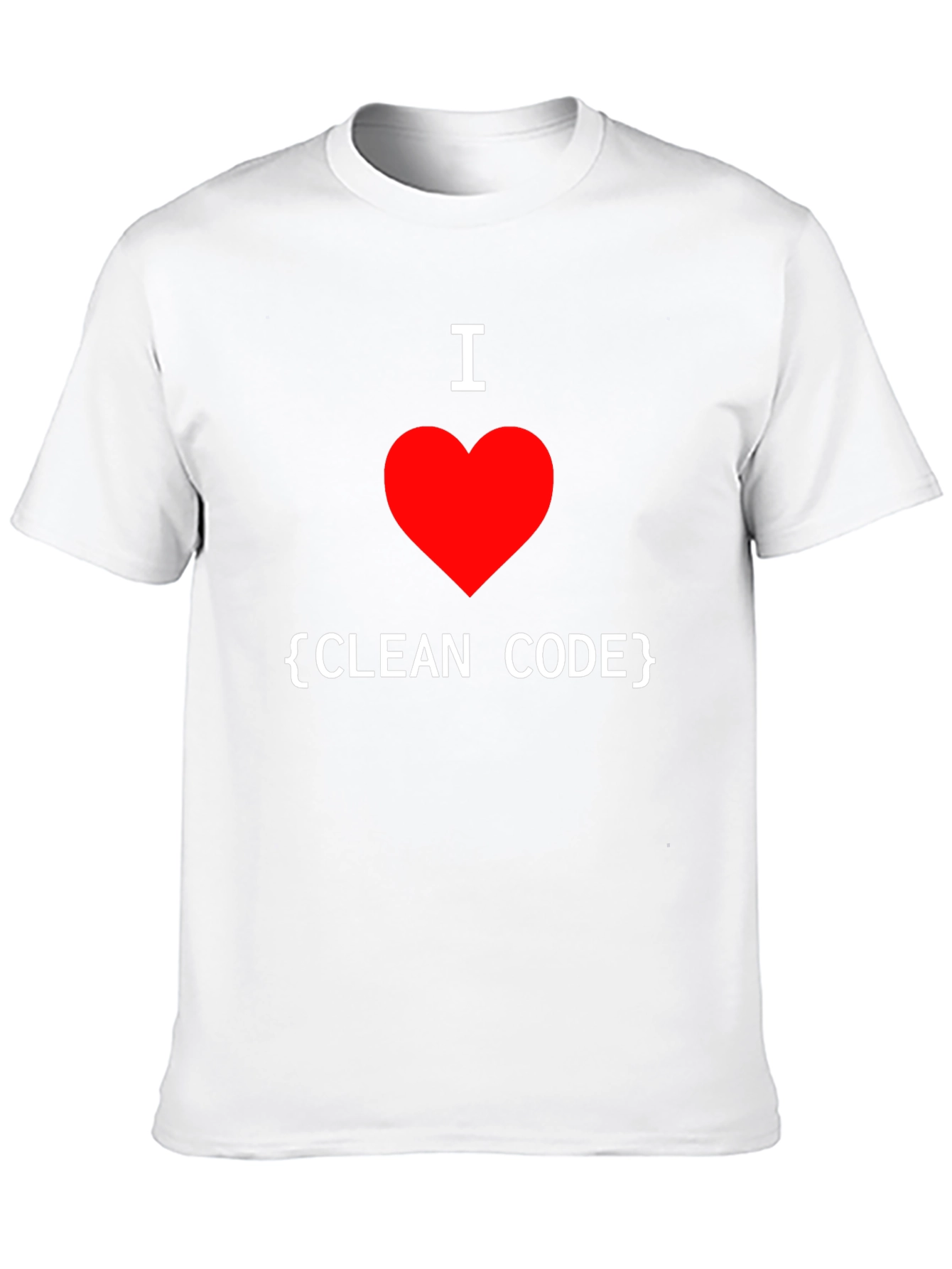 I Love Clean Code T-Shirt Programmer Gift