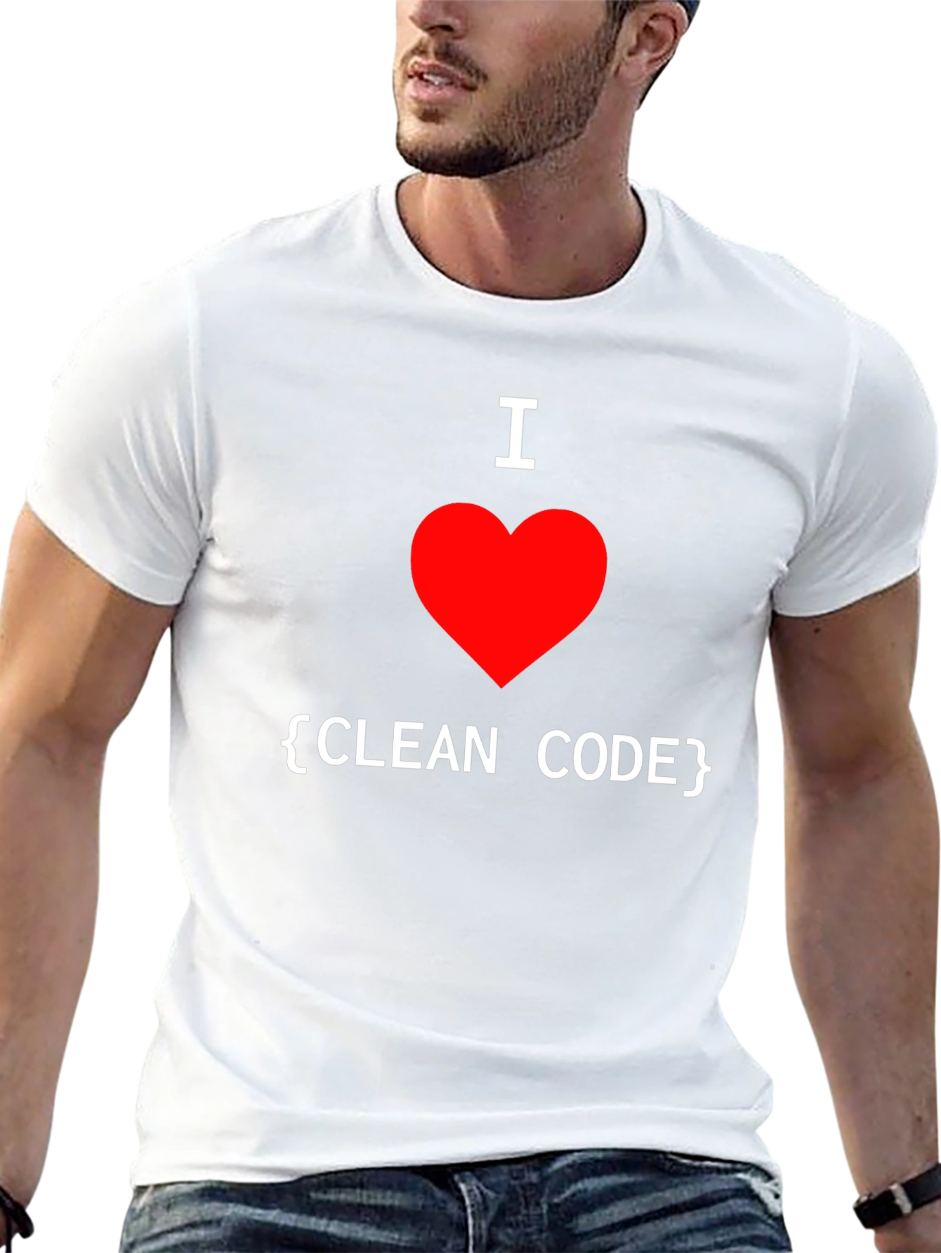 I Love Clean Code T-Shirt Programmer Gift