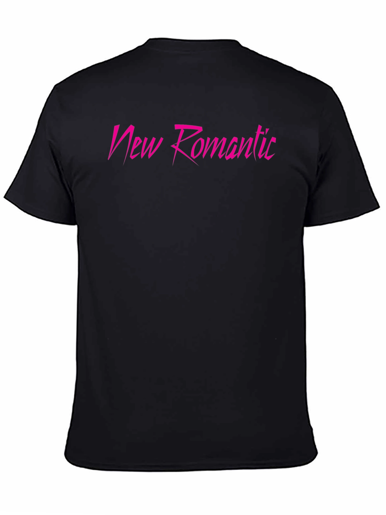 New Romantic Graphic Tee - Stylish Black T-Shirt