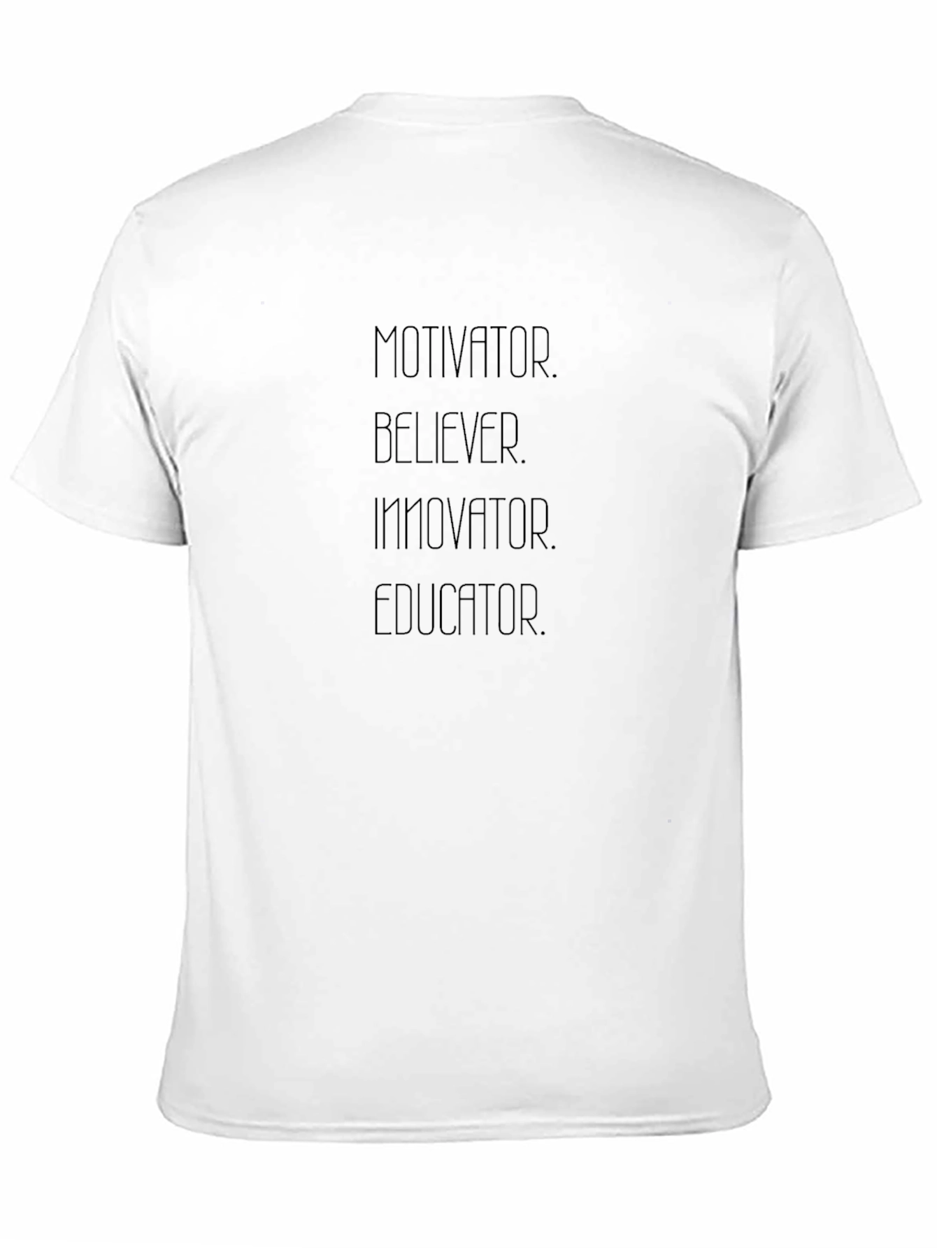 Motivator Black Graphic T-Shirt
