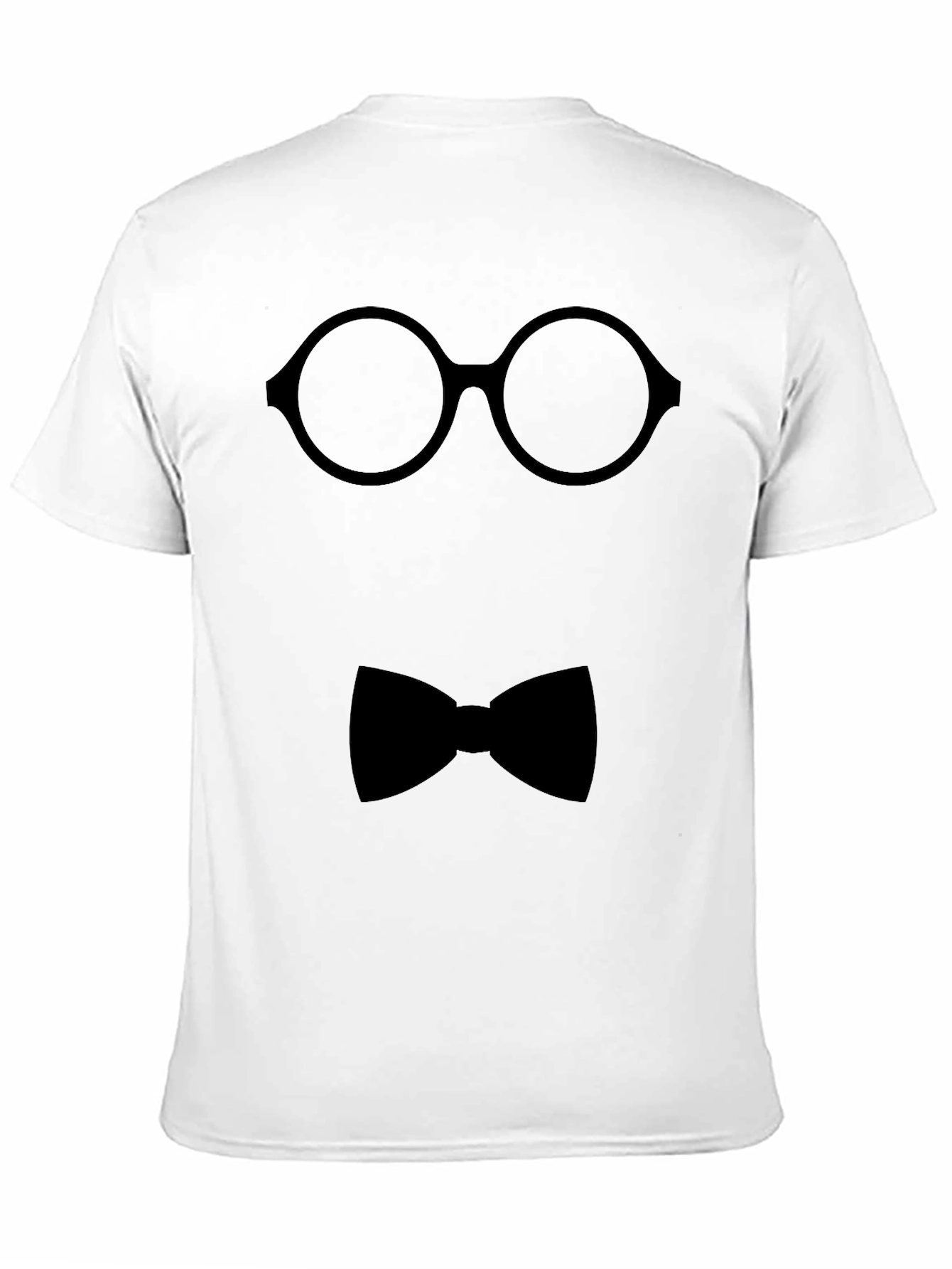 Geek Chic T-Shirt - Glasses and Bowtie Design