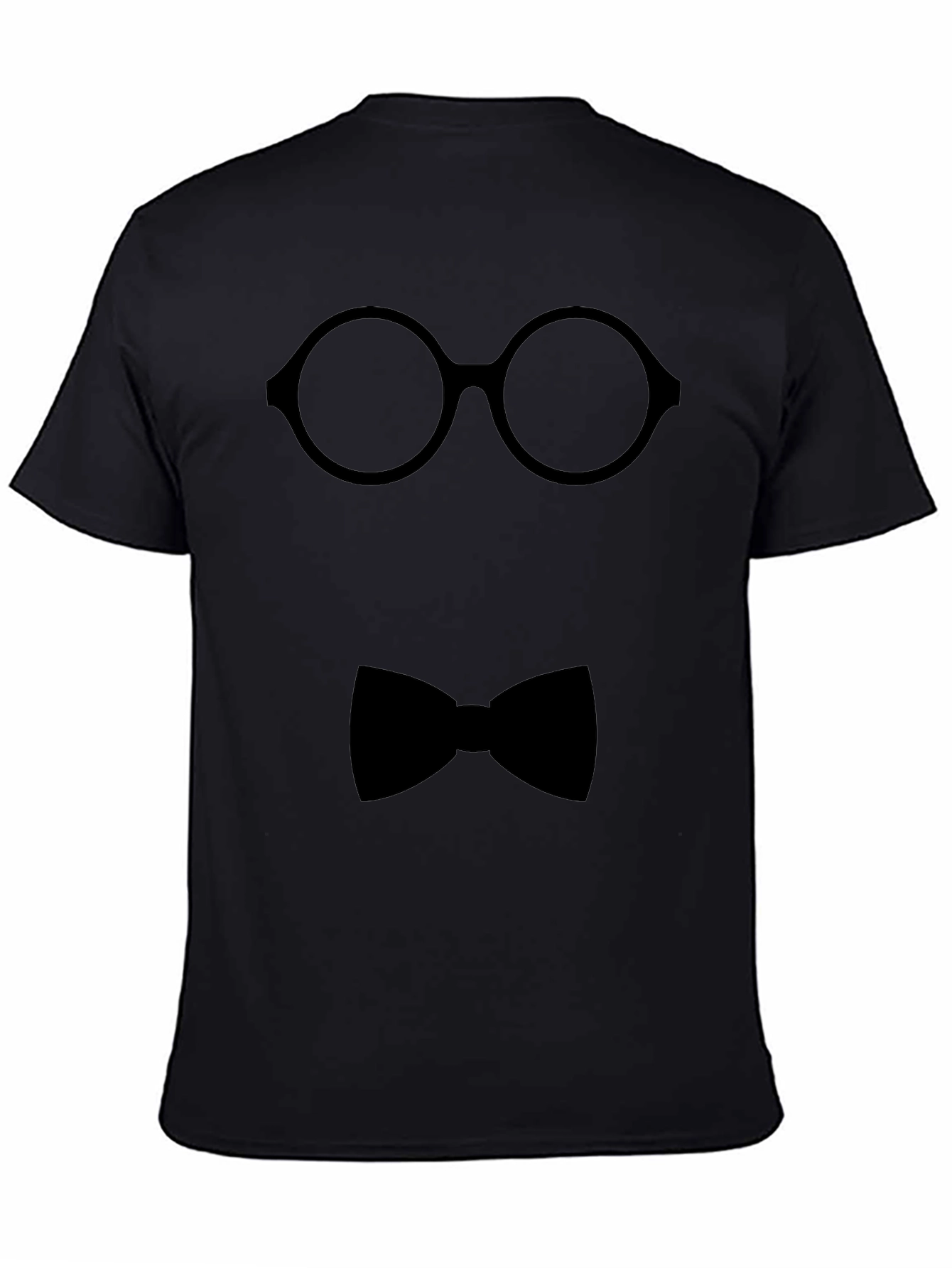 Geek Chic T-Shirt - Glasses and Bowtie Design