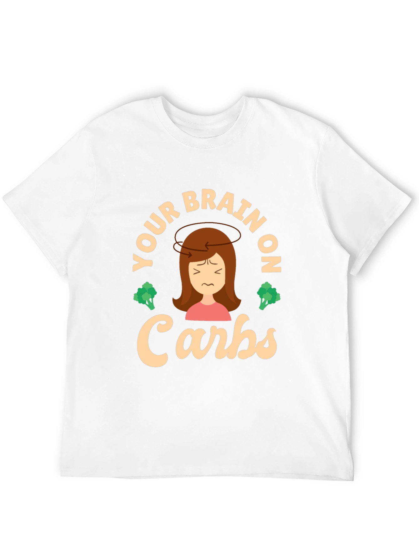 Your Brain on Carbs T-Shirt - Funny Foodie Tee