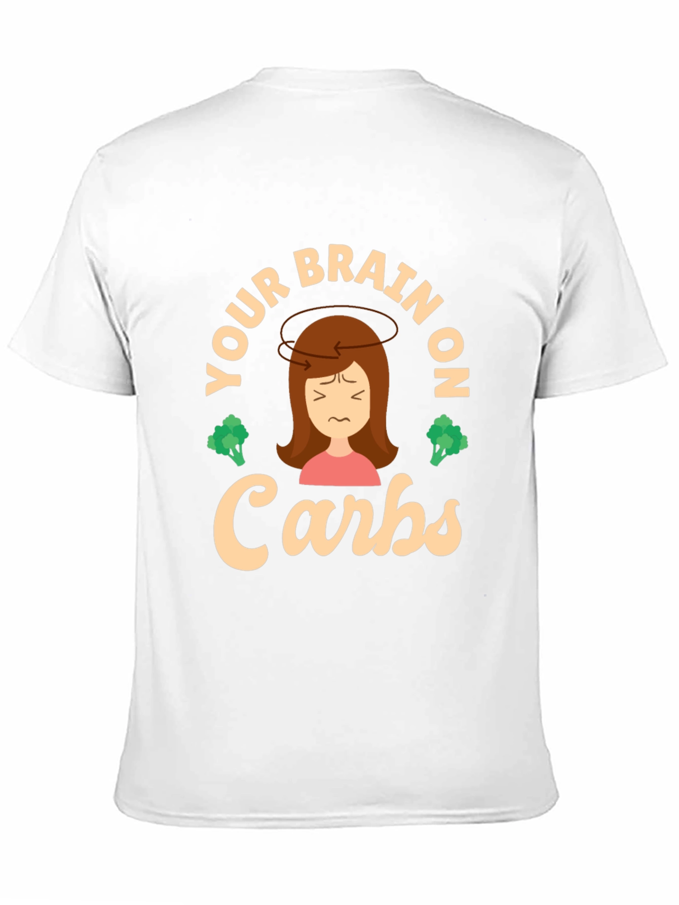 Your Brain on Carbs T-Shirt - Funny Foodie Tee