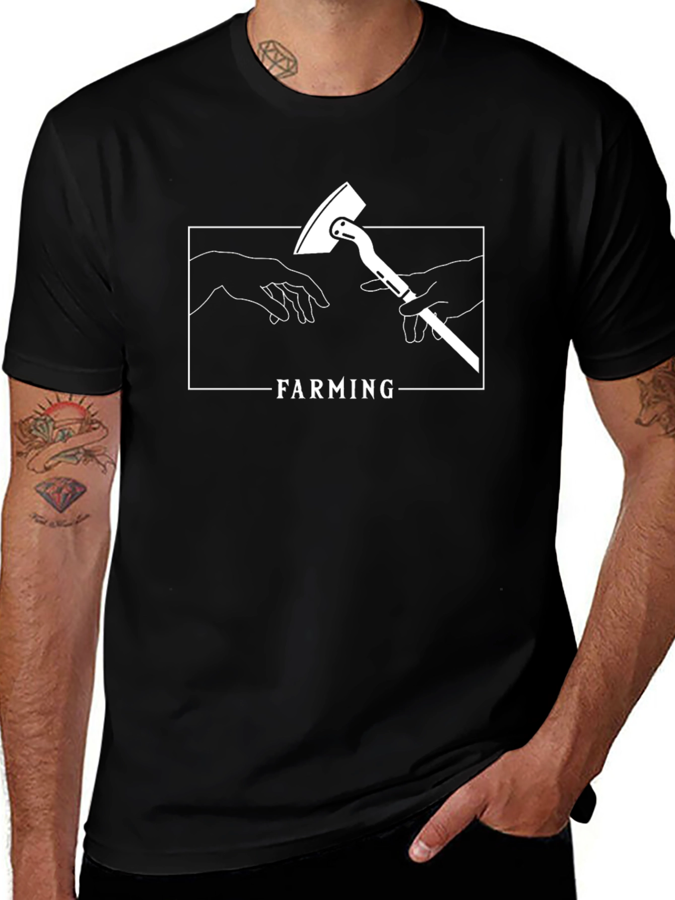 Farming Creation T-Shirt - Funny Farmer Tee