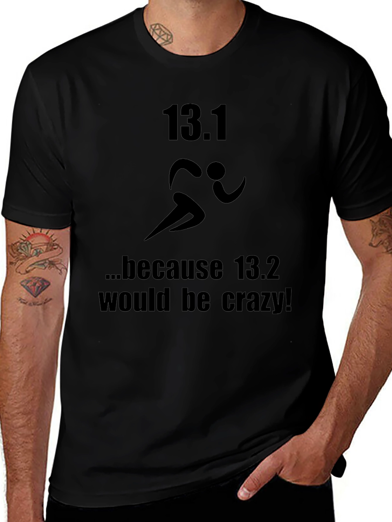 Funny 13.1 Marathon Runner T-Shirt