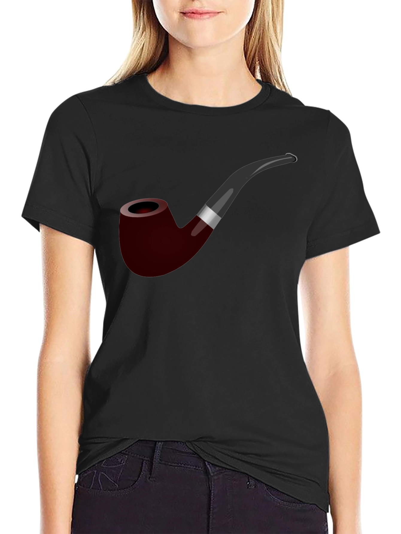 Smoking Pipe Graphic T-Shirt - Classic Style