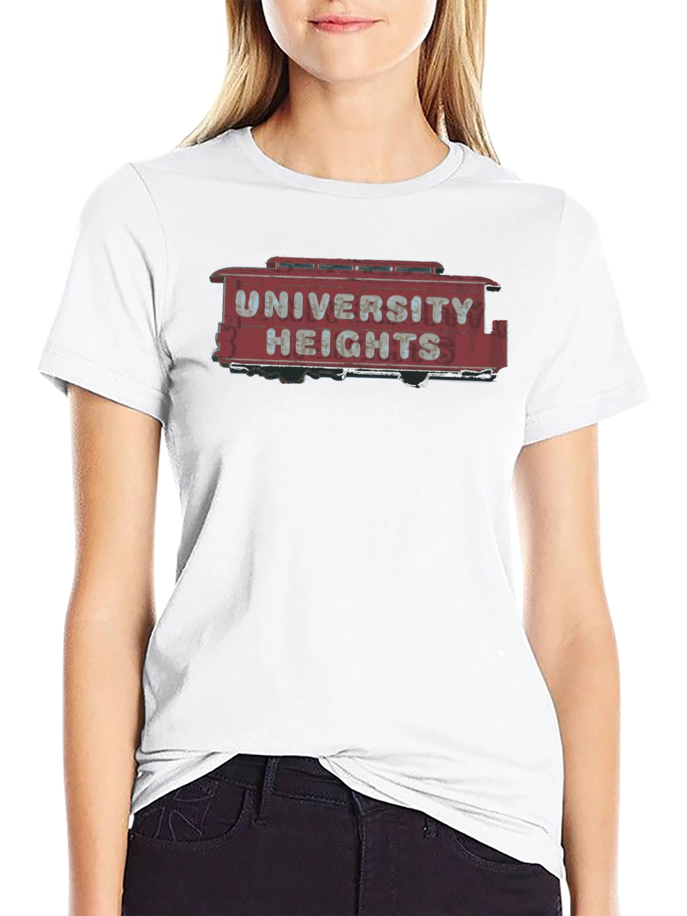 University Heights Retro Sign T-Shirt