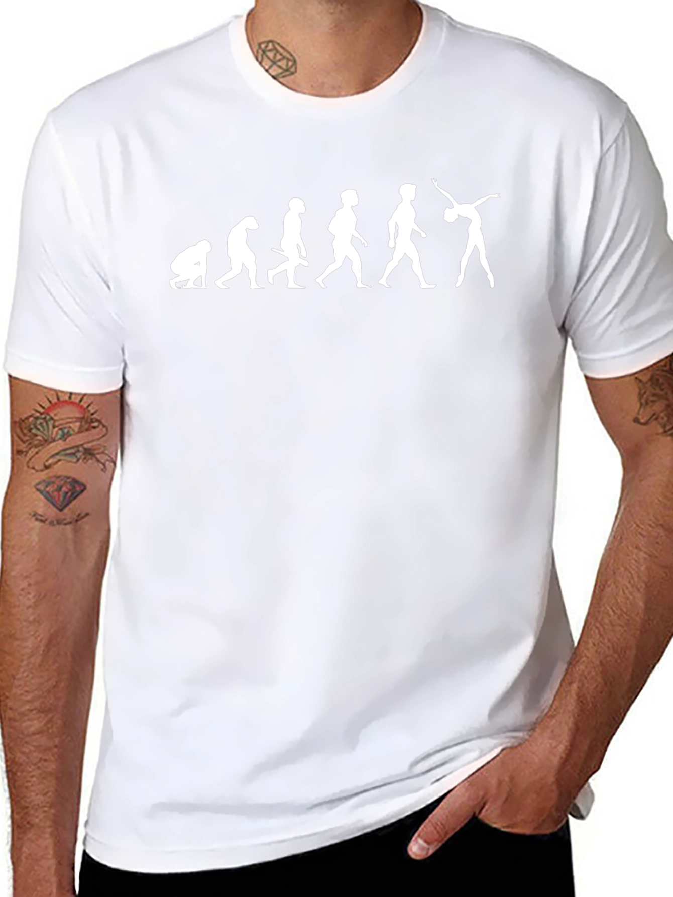 Gymnast Evolution T-Shirt - Unisex Black Tee