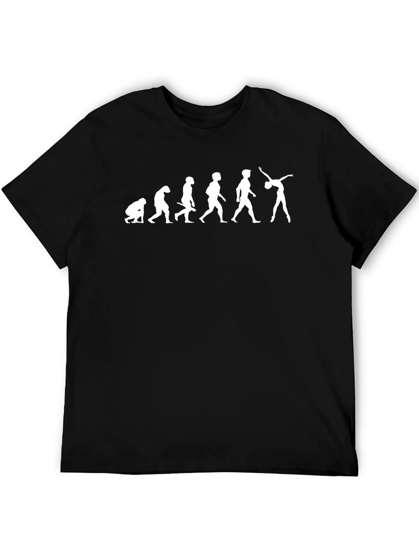 Gymnast Evolution T-Shirt - Unisex Black Tee