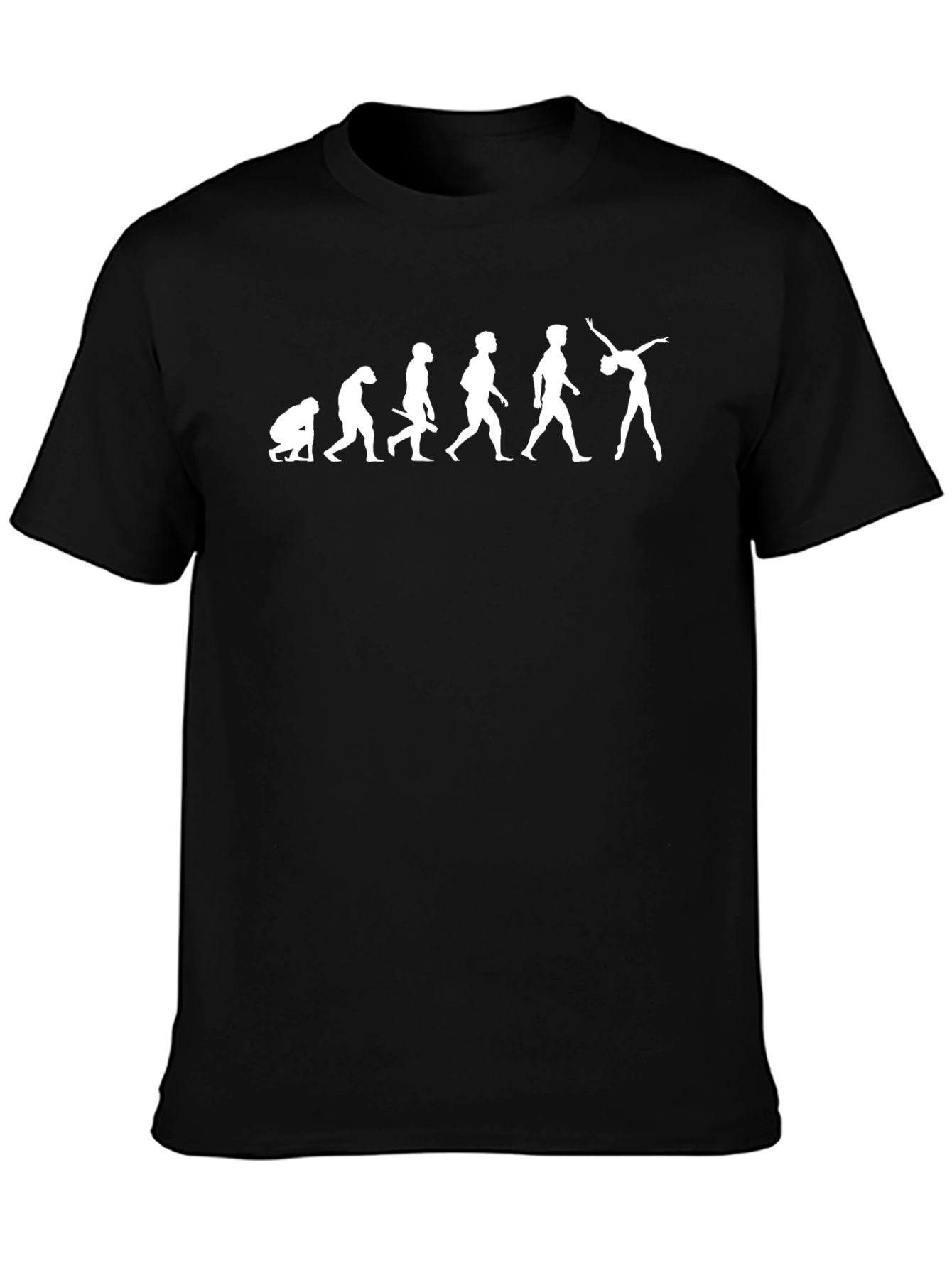 Gymnast Evolution T-Shirt - Unisex Black Tee