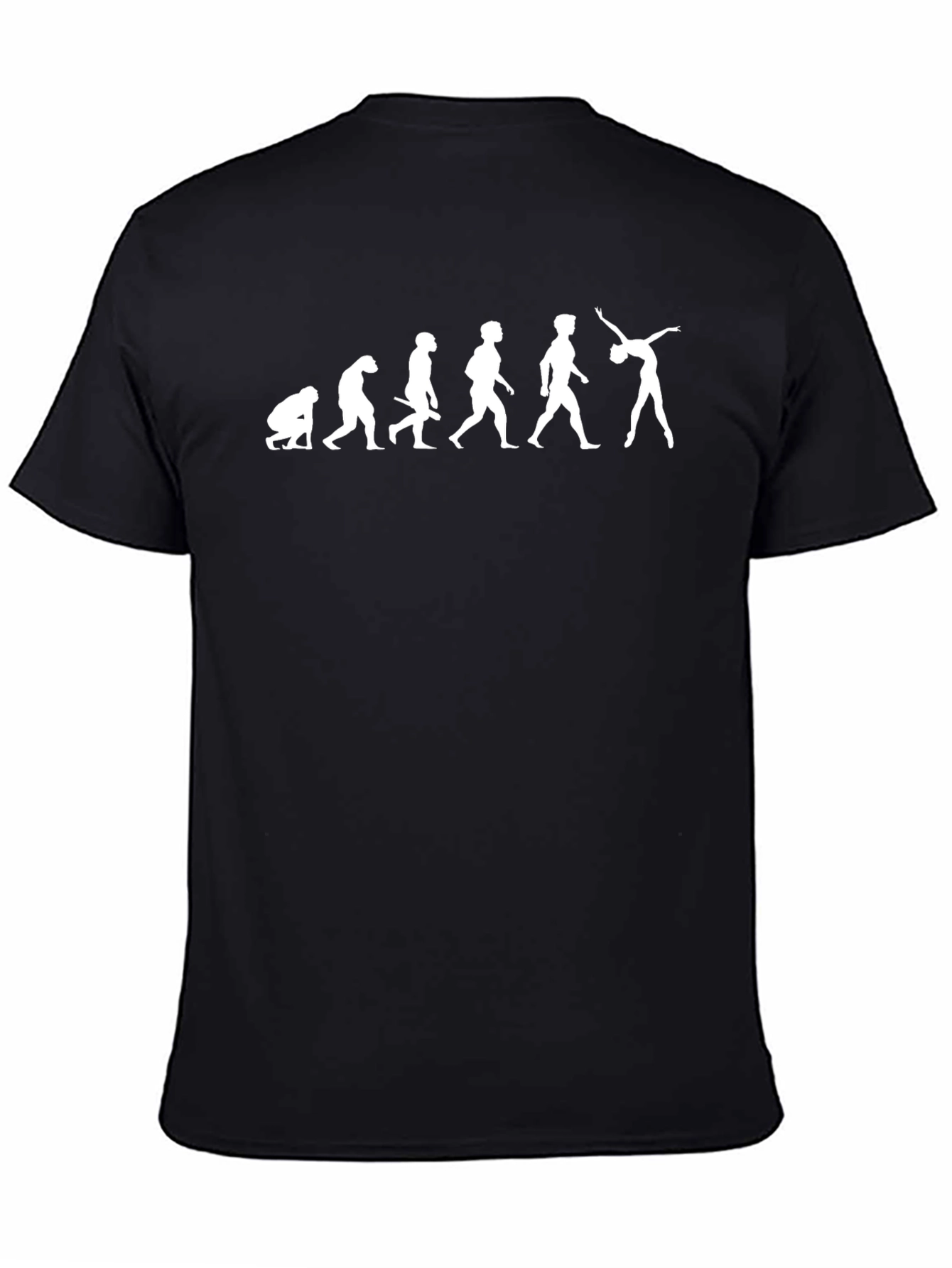 Gymnast Evolution T-Shirt - Unisex Black Tee