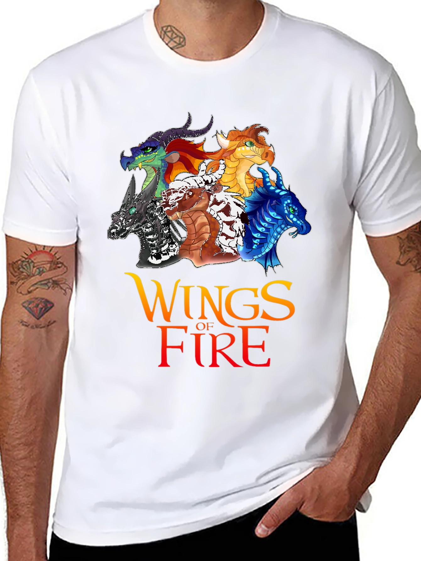 Wings of Fire T-Shirt Dragon Graphic Tee