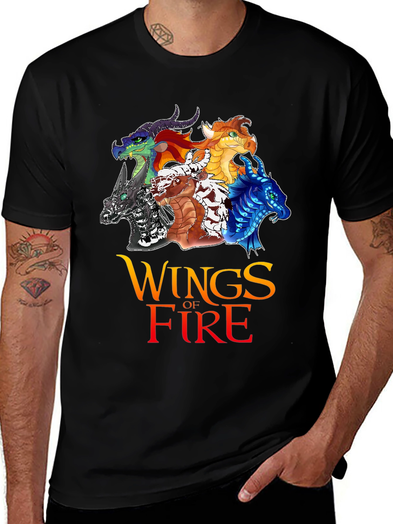Wings of Fire T-Shirt Dragon Graphic Tee