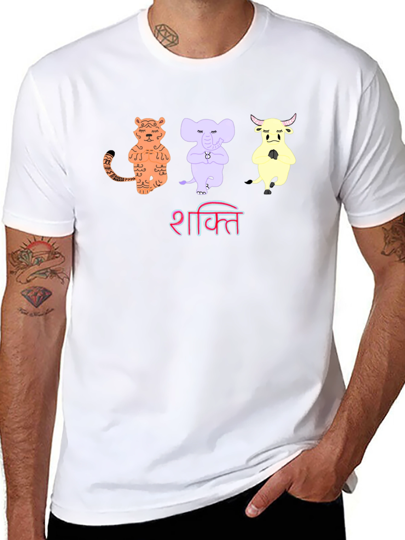 Yoga Animal T-Shirt - Strength