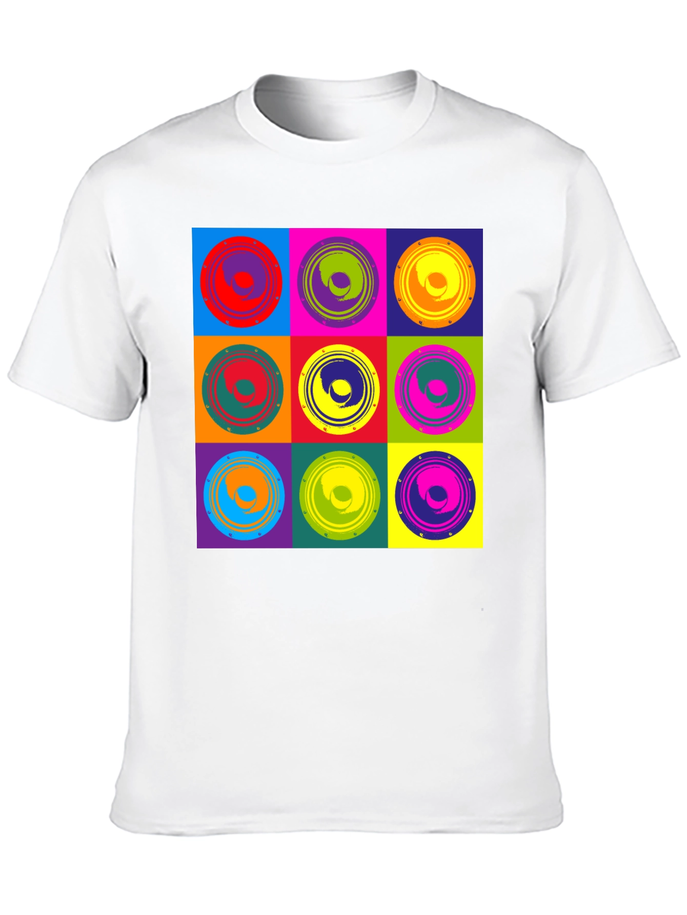 Retro Pop Art Speaker Graphic Tee