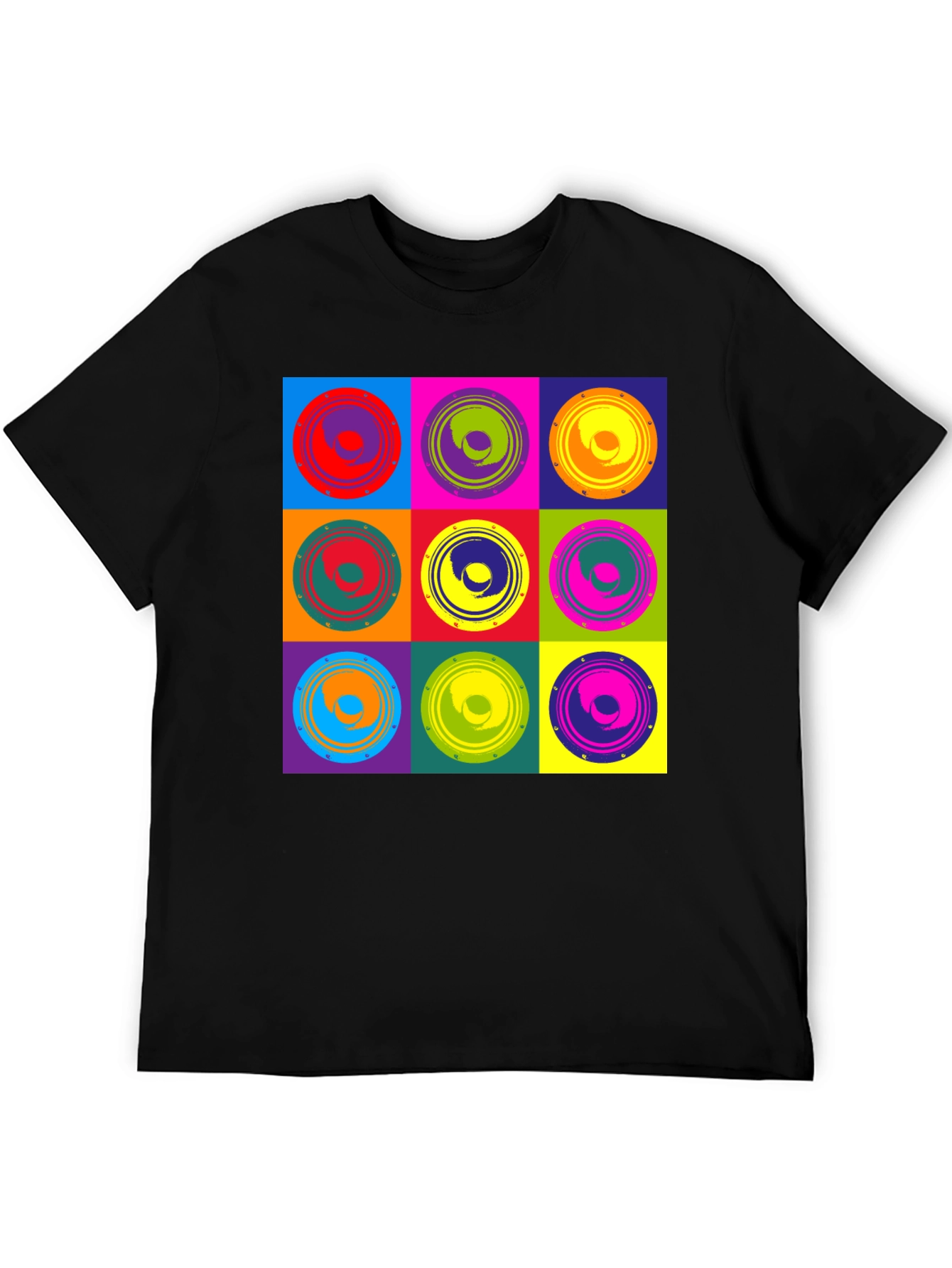 Retro Pop Art Speaker Graphic Tee