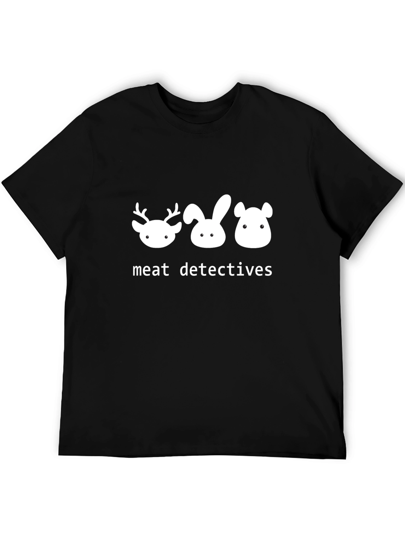 Meat Detectives T-Shirt - Deer Rabbit Bear Tee