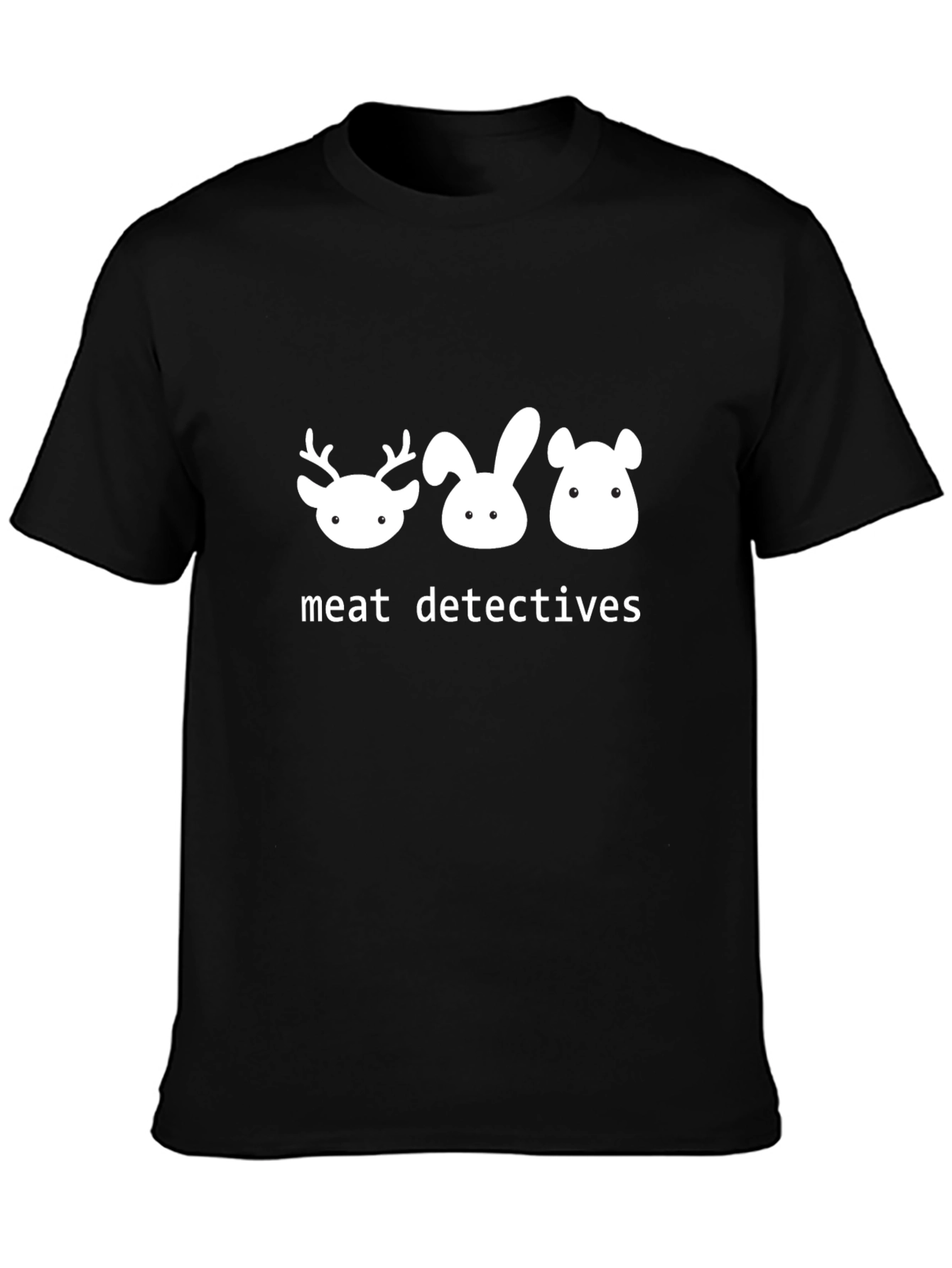 Meat Detectives T-Shirt - Deer Rabbit Bear Tee