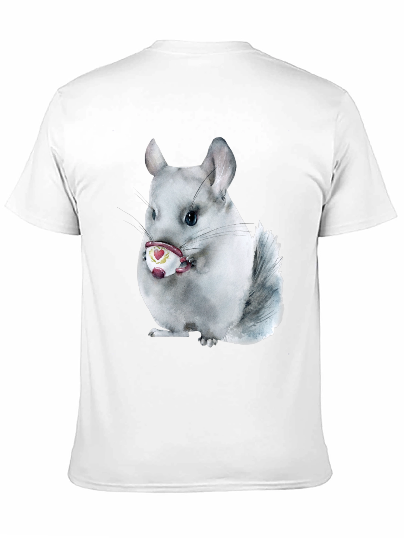 Chinchilla Tea Party T-Shirt - Adorable Graphic Tee