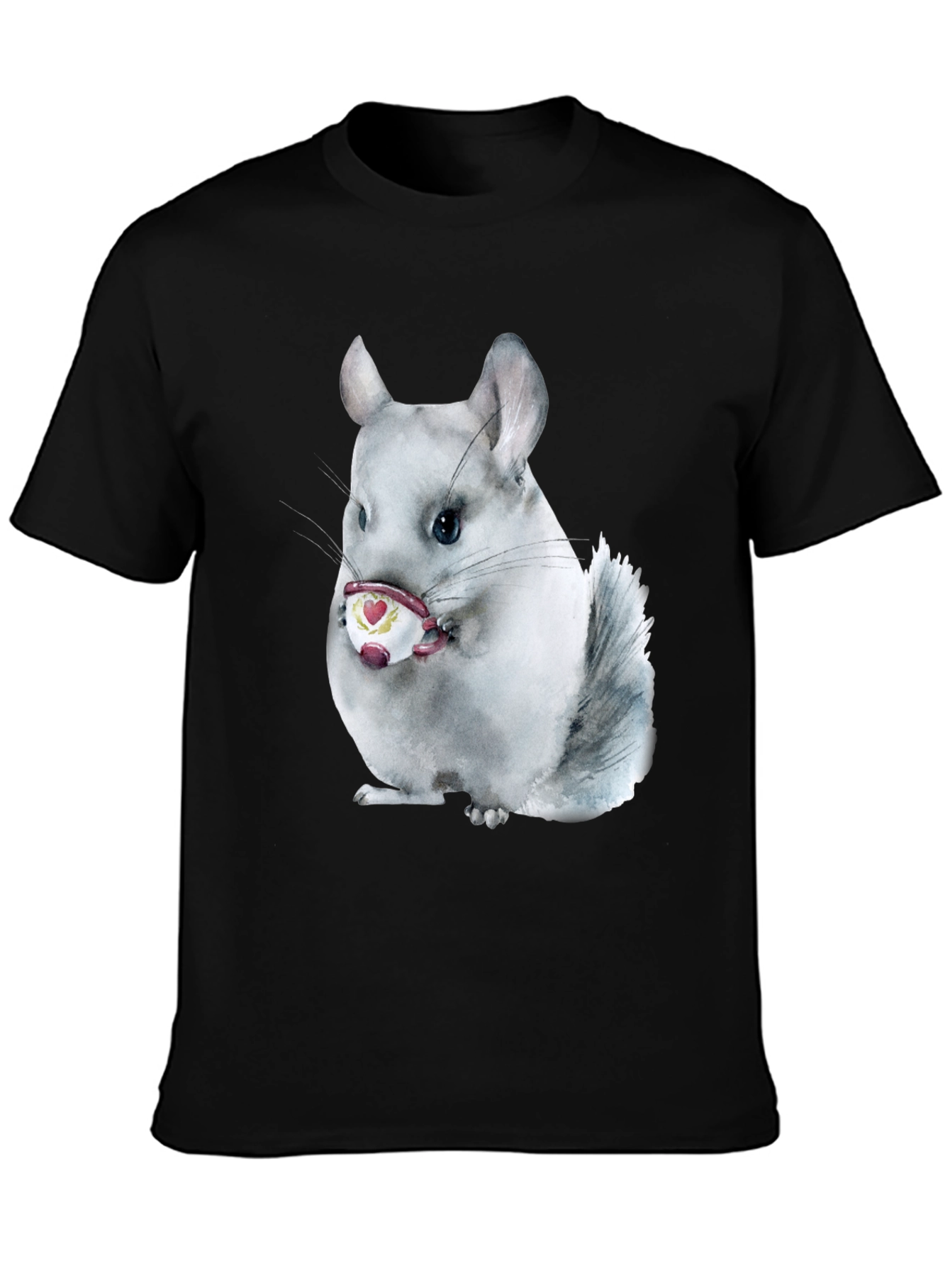 Chinchilla Tea Party T-Shirt - Adorable Graphic Tee