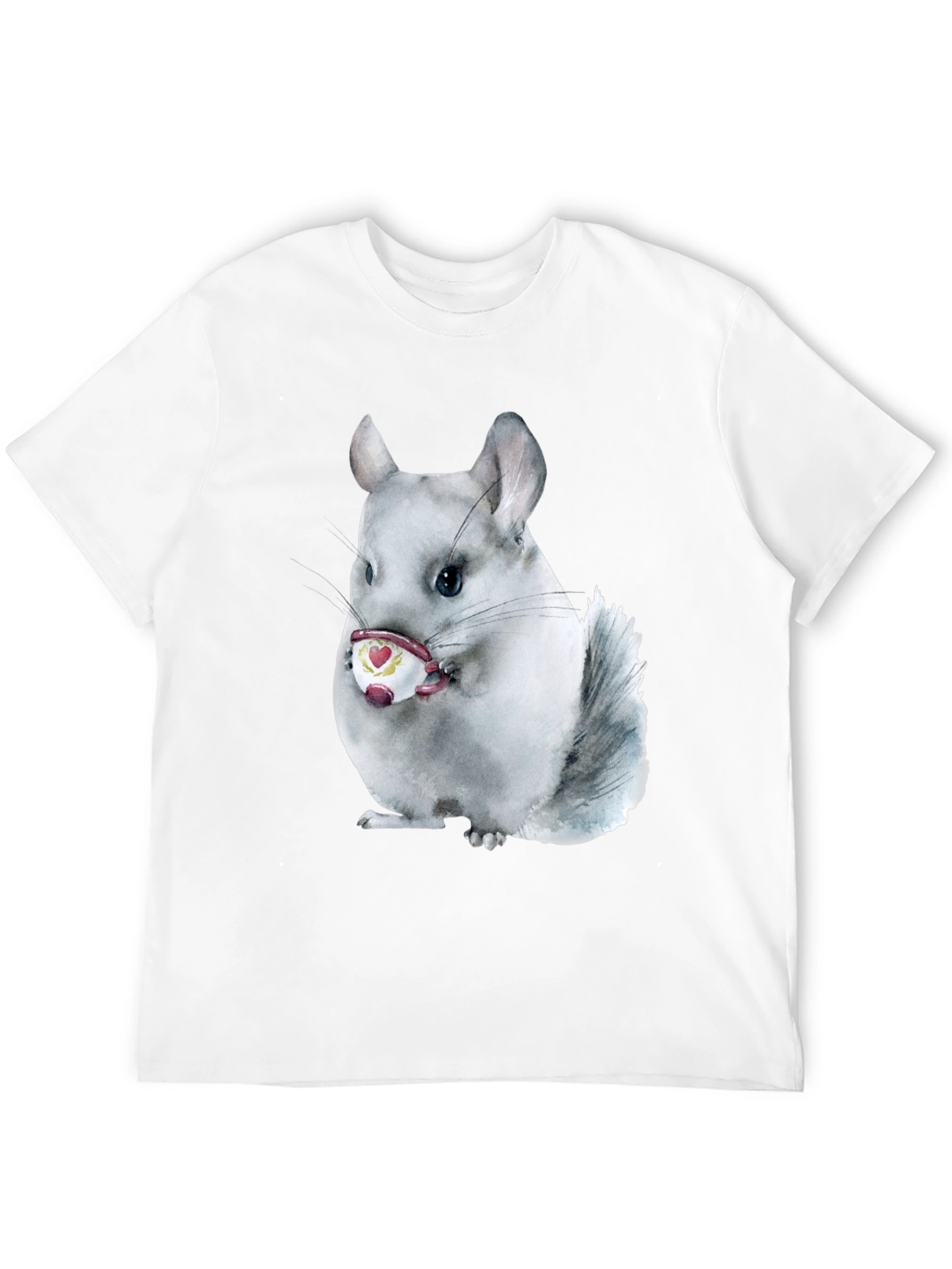 Chinchilla Tea Party T-Shirt - Adorable Graphic Tee