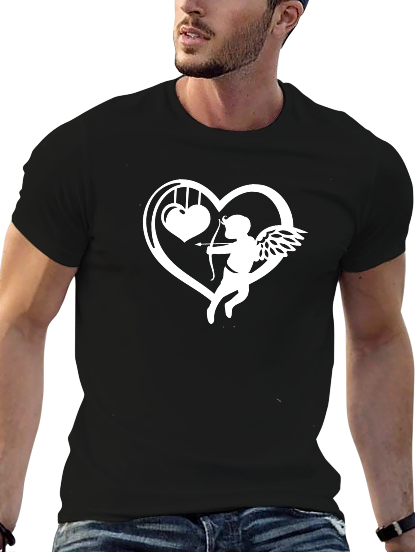 Cupids Heart T-Shirt - Love Valentines Tee