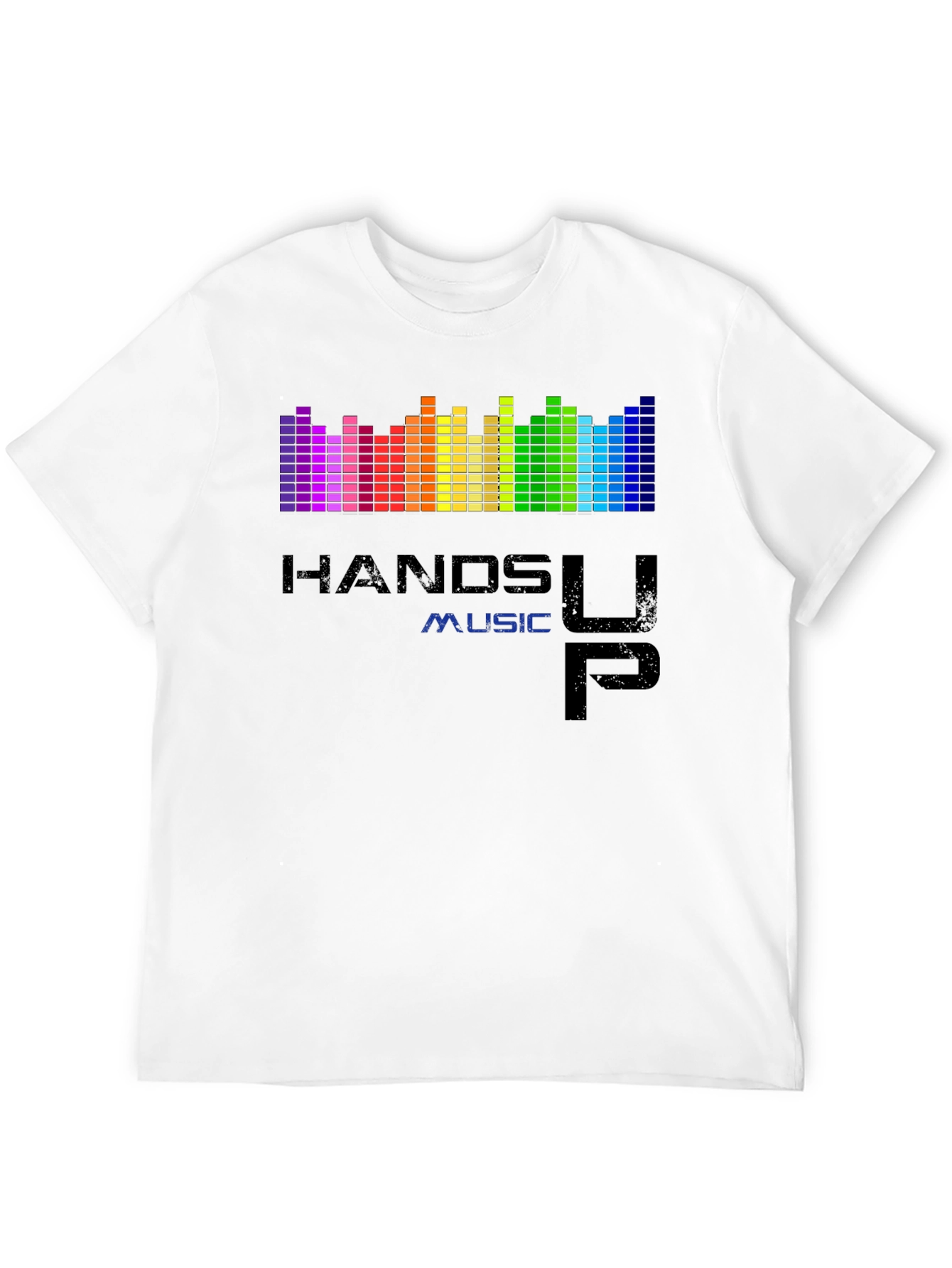 Hands Up Music Rainbow Spectrum T-Shirt