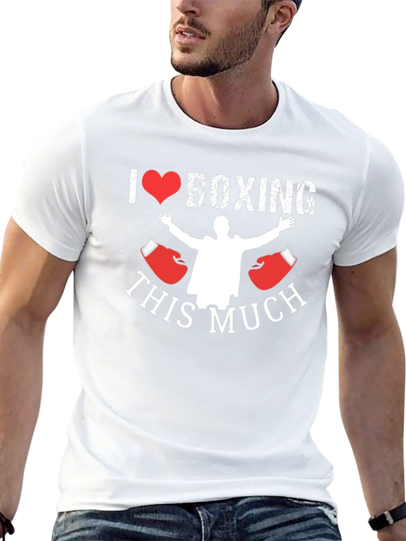 I Love Boxing T-Shirt - This Much!