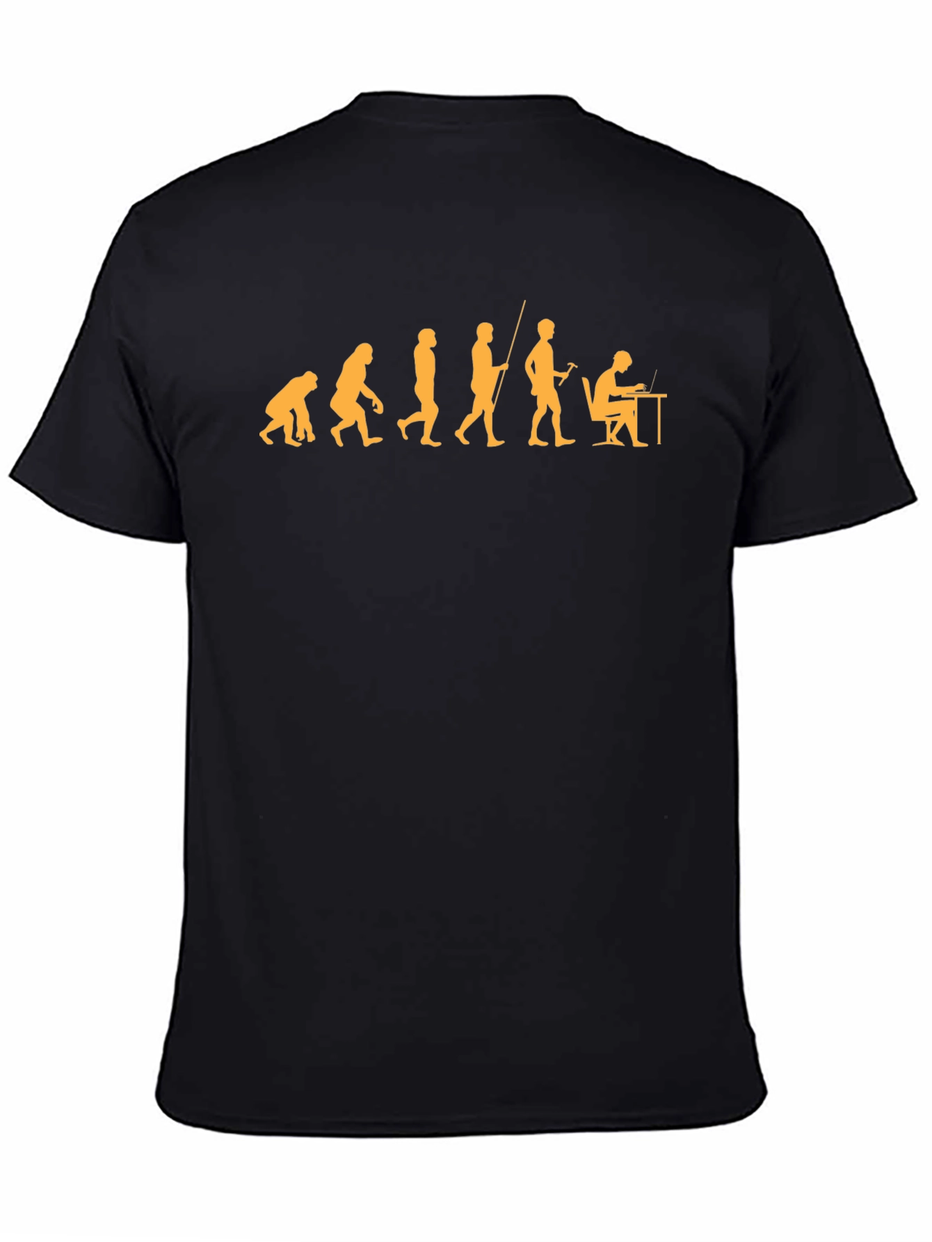 Evolution of a Coder T-Shirt - Black