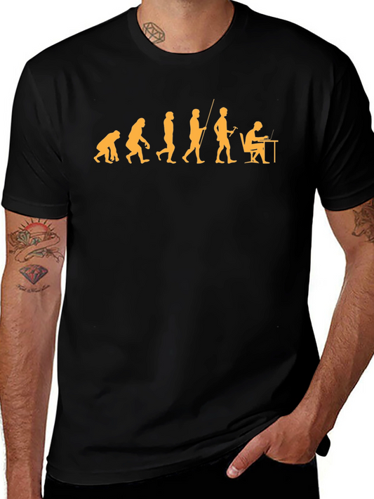 Evolution of a Coder T-Shirt - Black