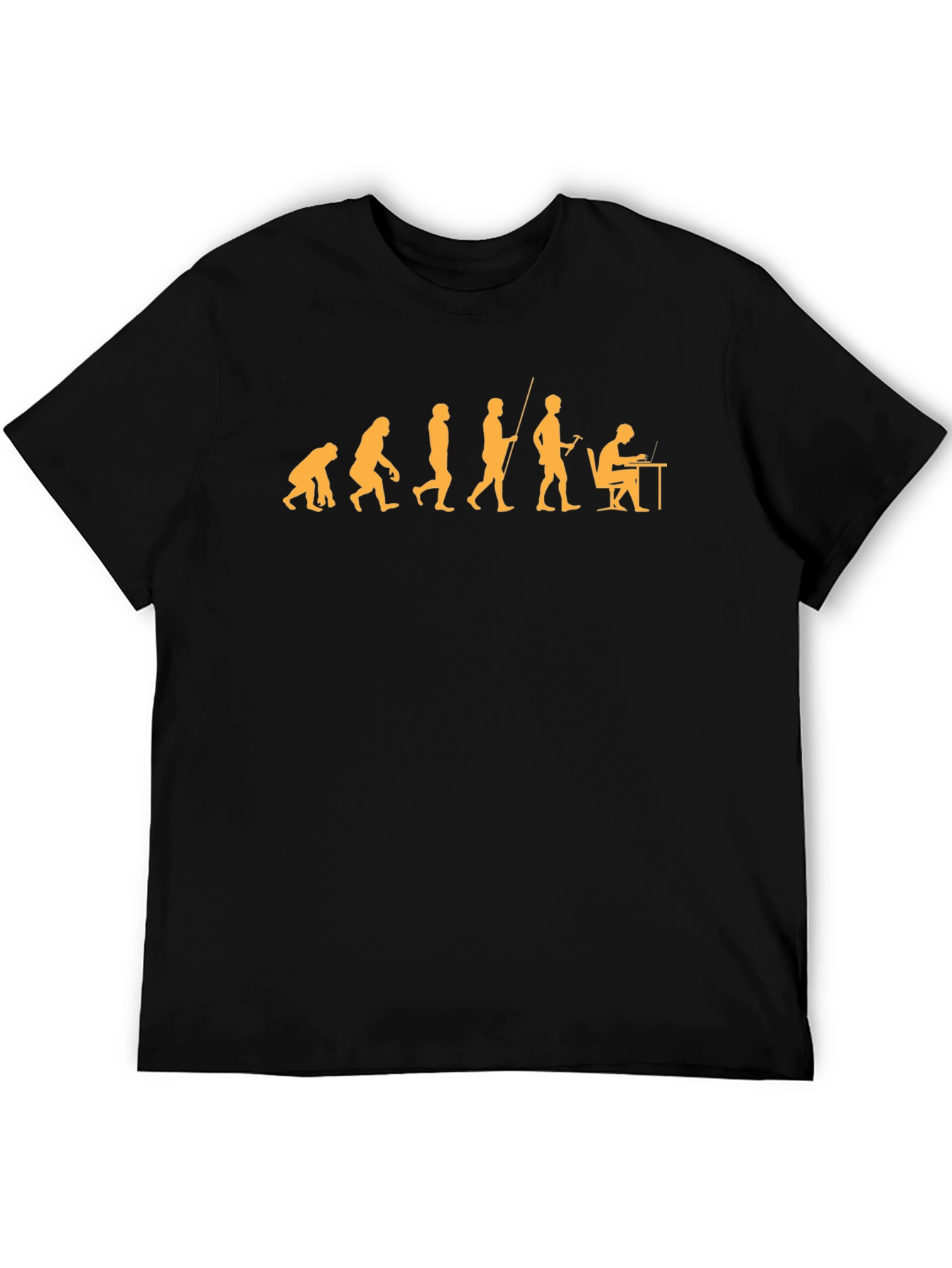Evolution of a Coder T-Shirt - Black