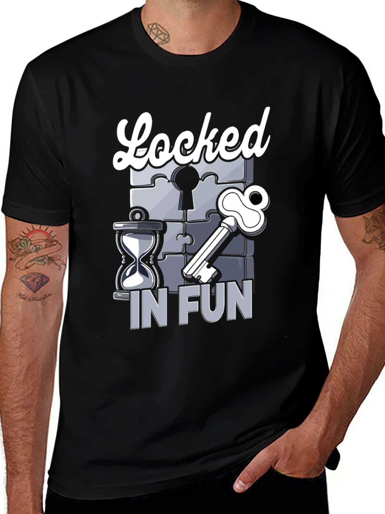 Locked In Fun Graphic Tee