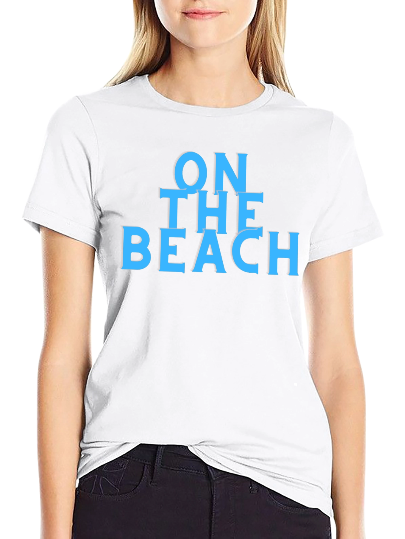 On The Beach Graphic T-Shirt - Casual Summer Wear