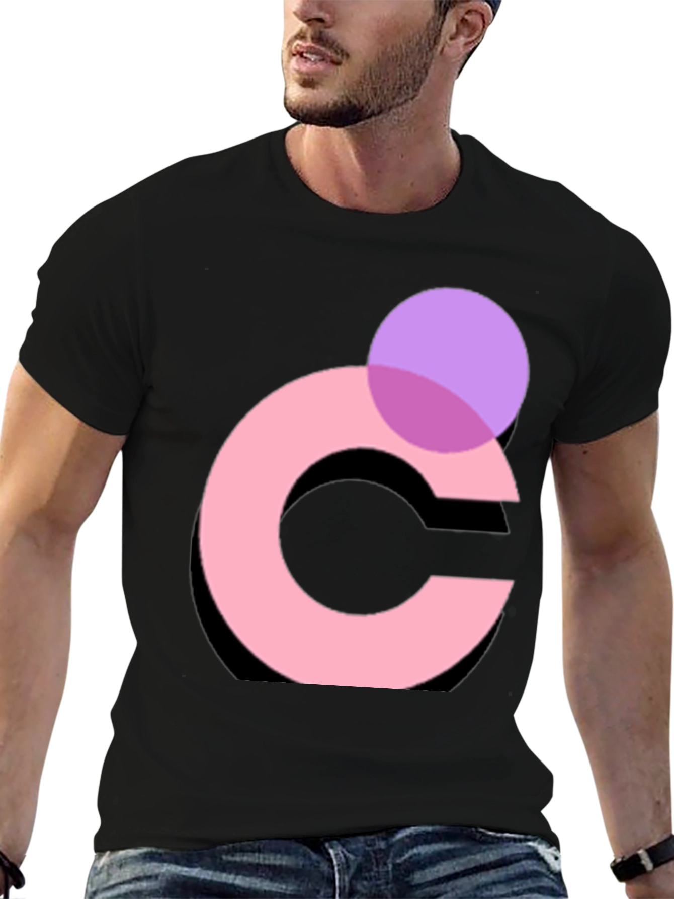 Trendy C Logo T-Shirt - Casual Fashion