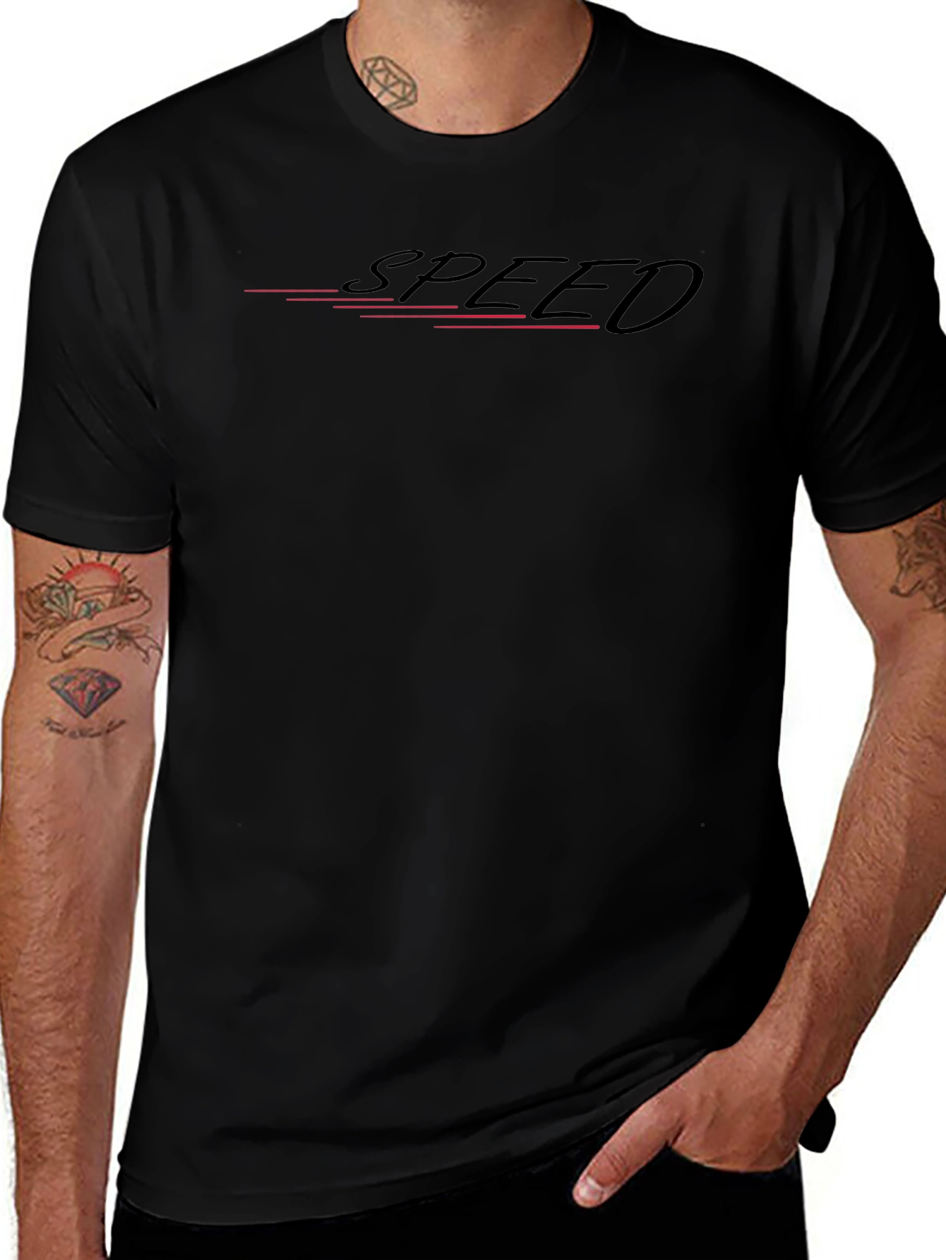 Speed Graphic Tee - Black