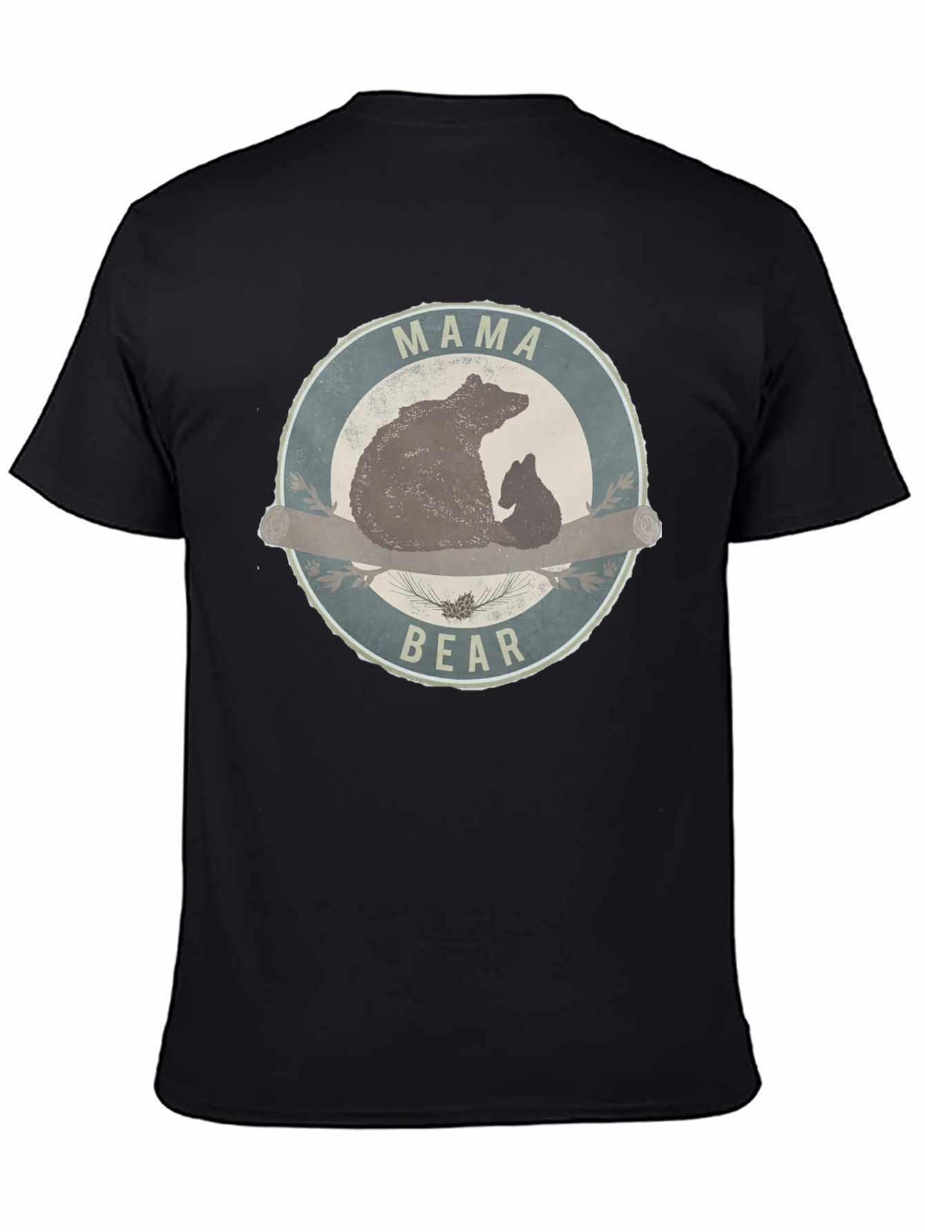 Mama Bear T-Shirt - Round Graphic Tee