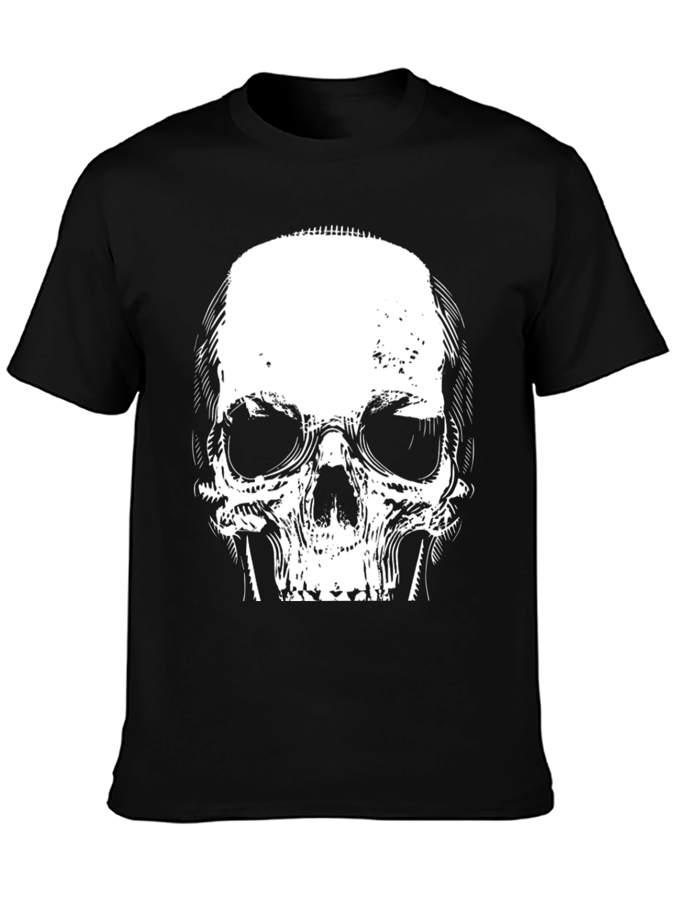 Skull Graphic Black T-Shirt