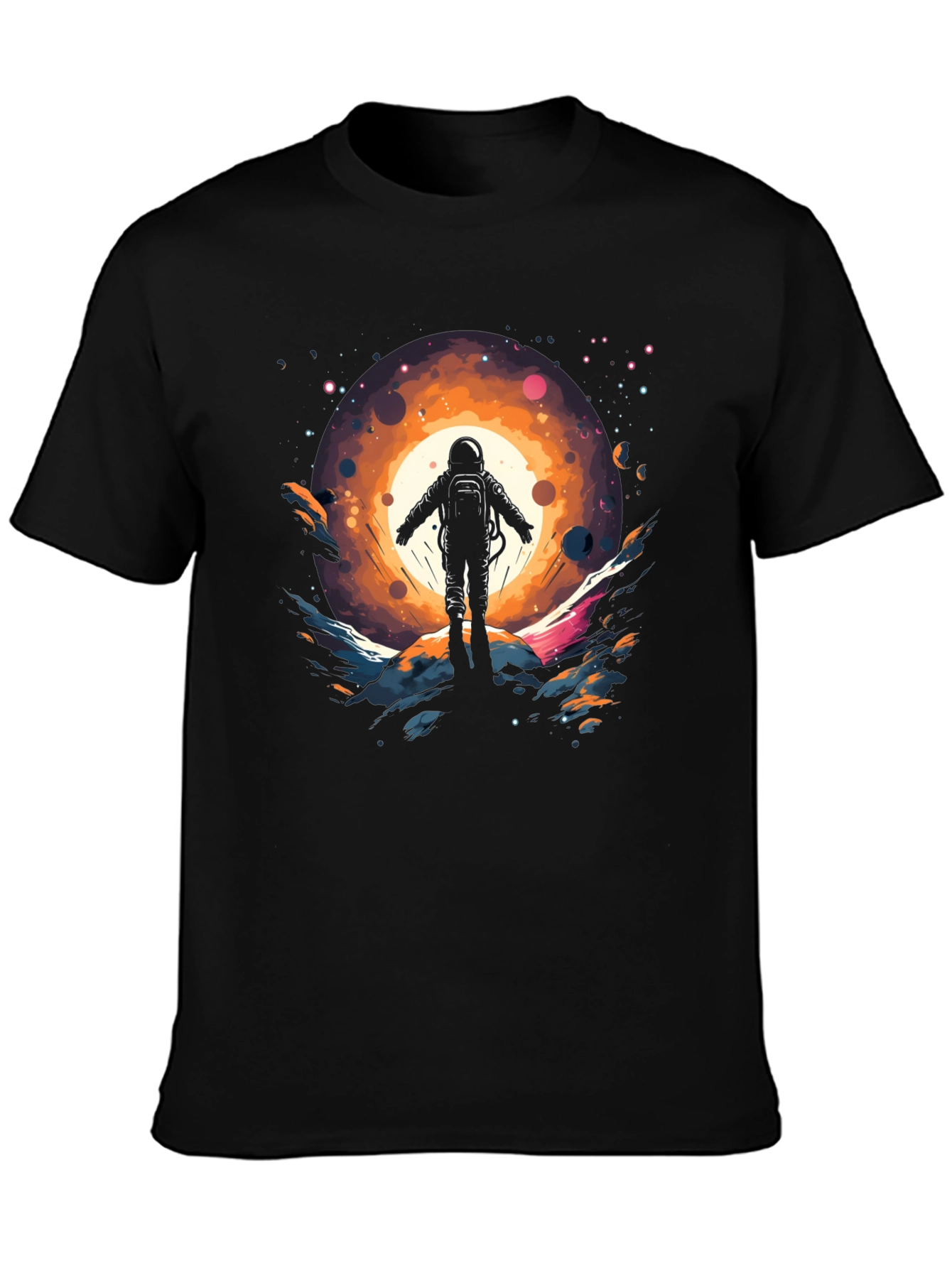 Astronaut in Space Graphic Tee
