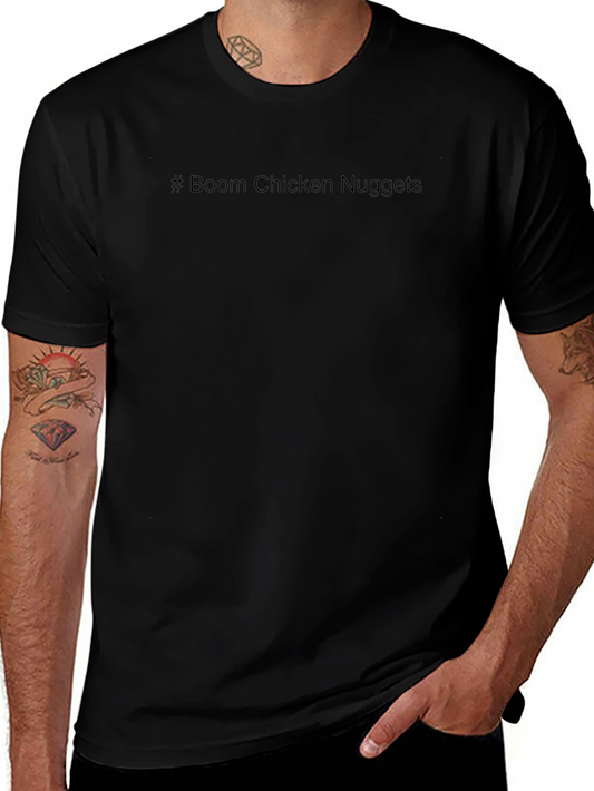 Boom Chicken Nuggets Black T-Shirt