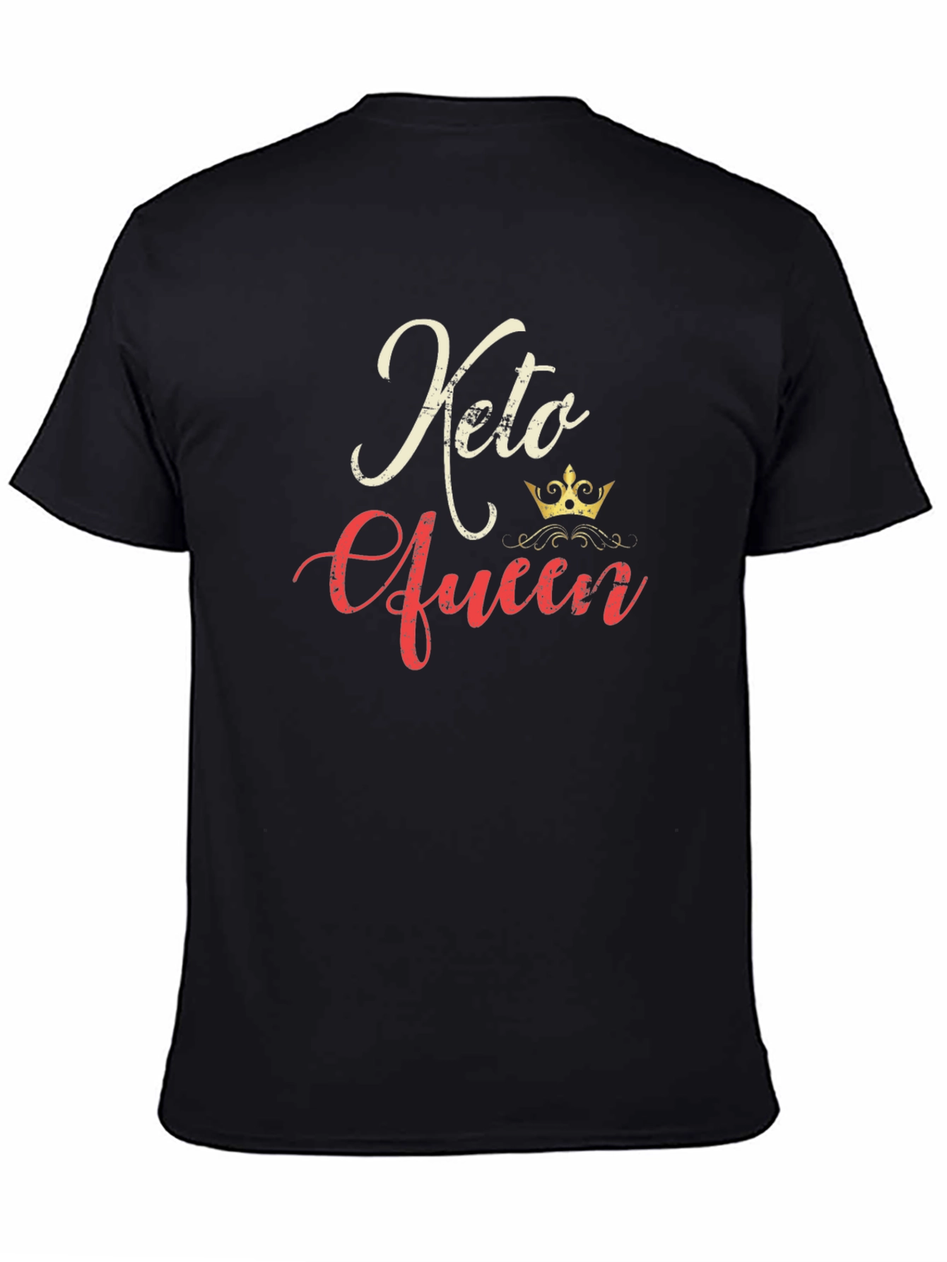 Keto Queen Graphic T-Shirt - Black