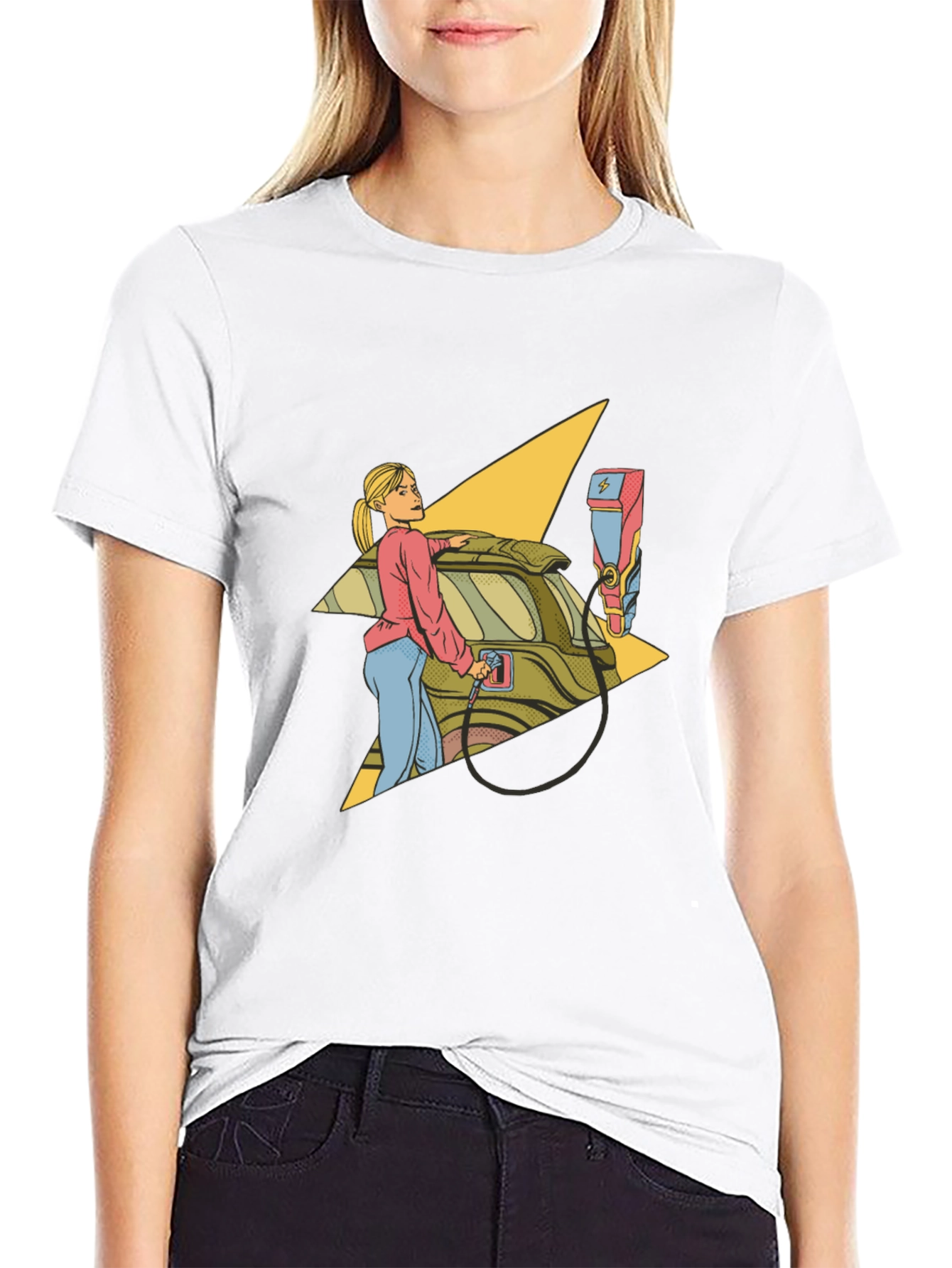 Electric Car T-Shirt - Charge Up Your Style!