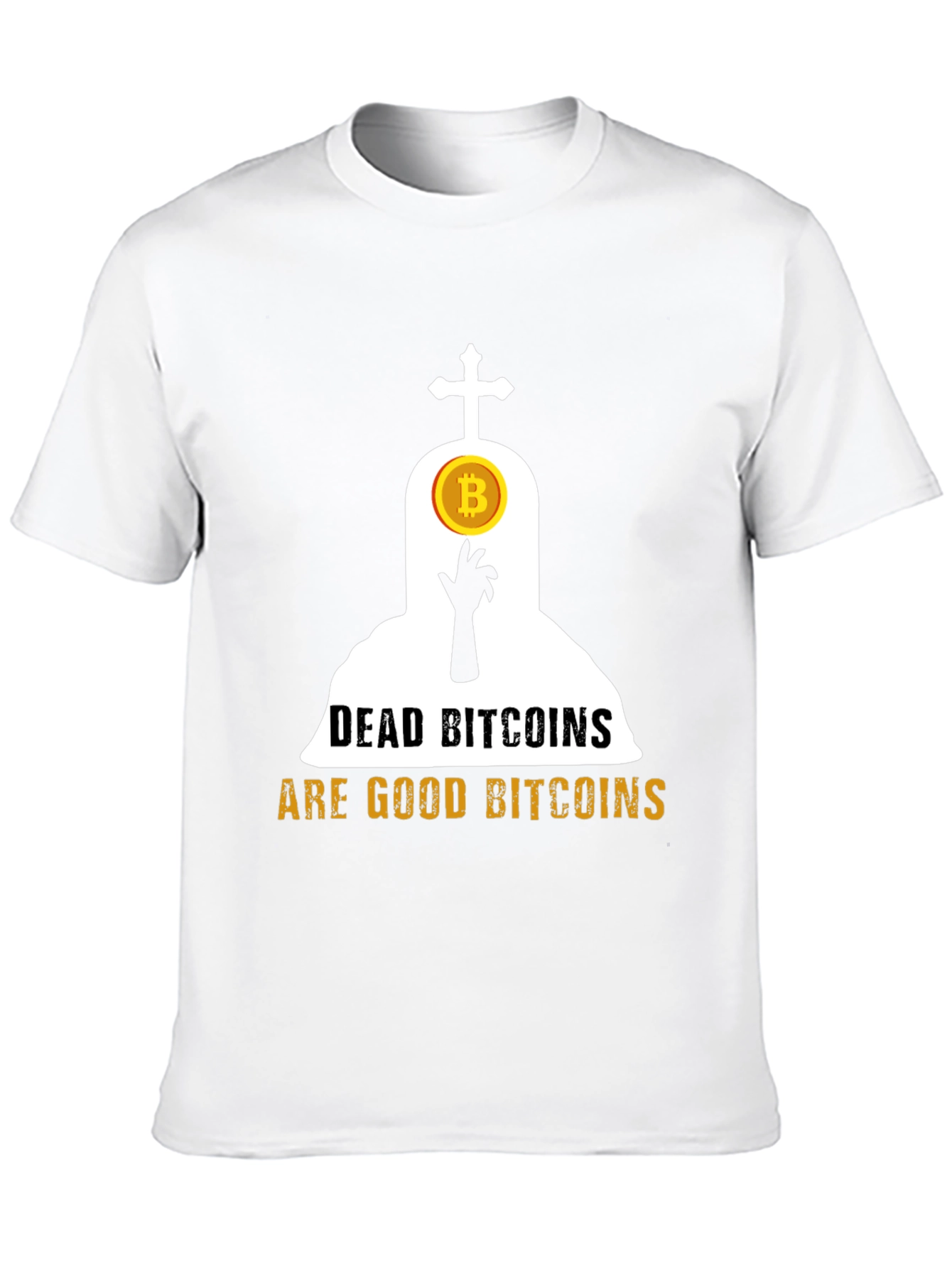 Dead Bitcoins T-Shirt Crypto Humor Tee