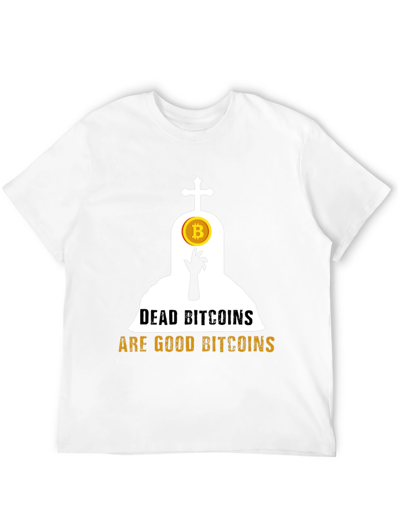 Dead Bitcoins T-Shirt Crypto Humor Tee