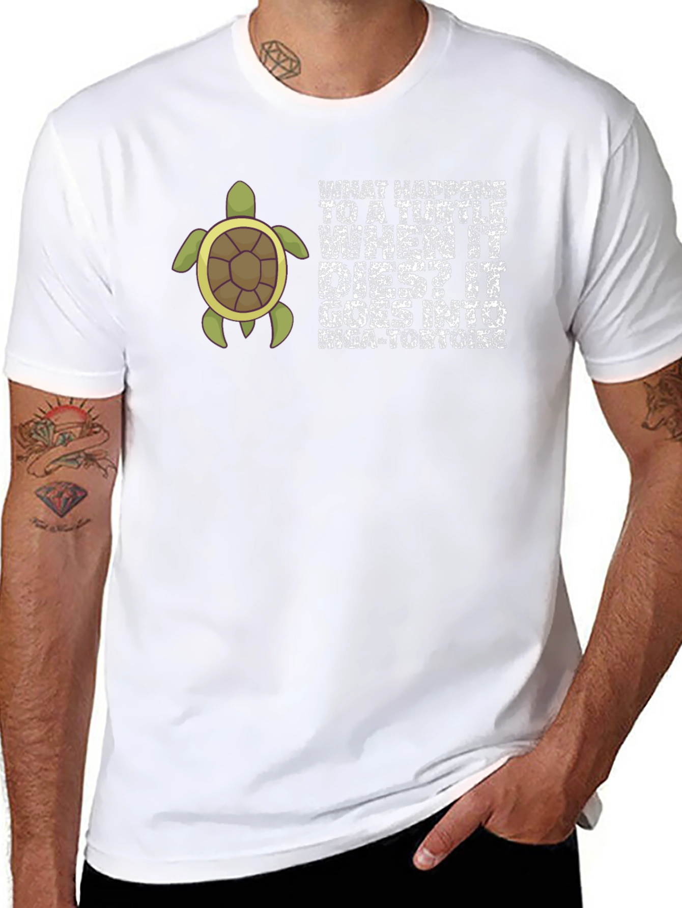 Funny Turtle Pun T-Shirt: Rica-Tortoise Humor