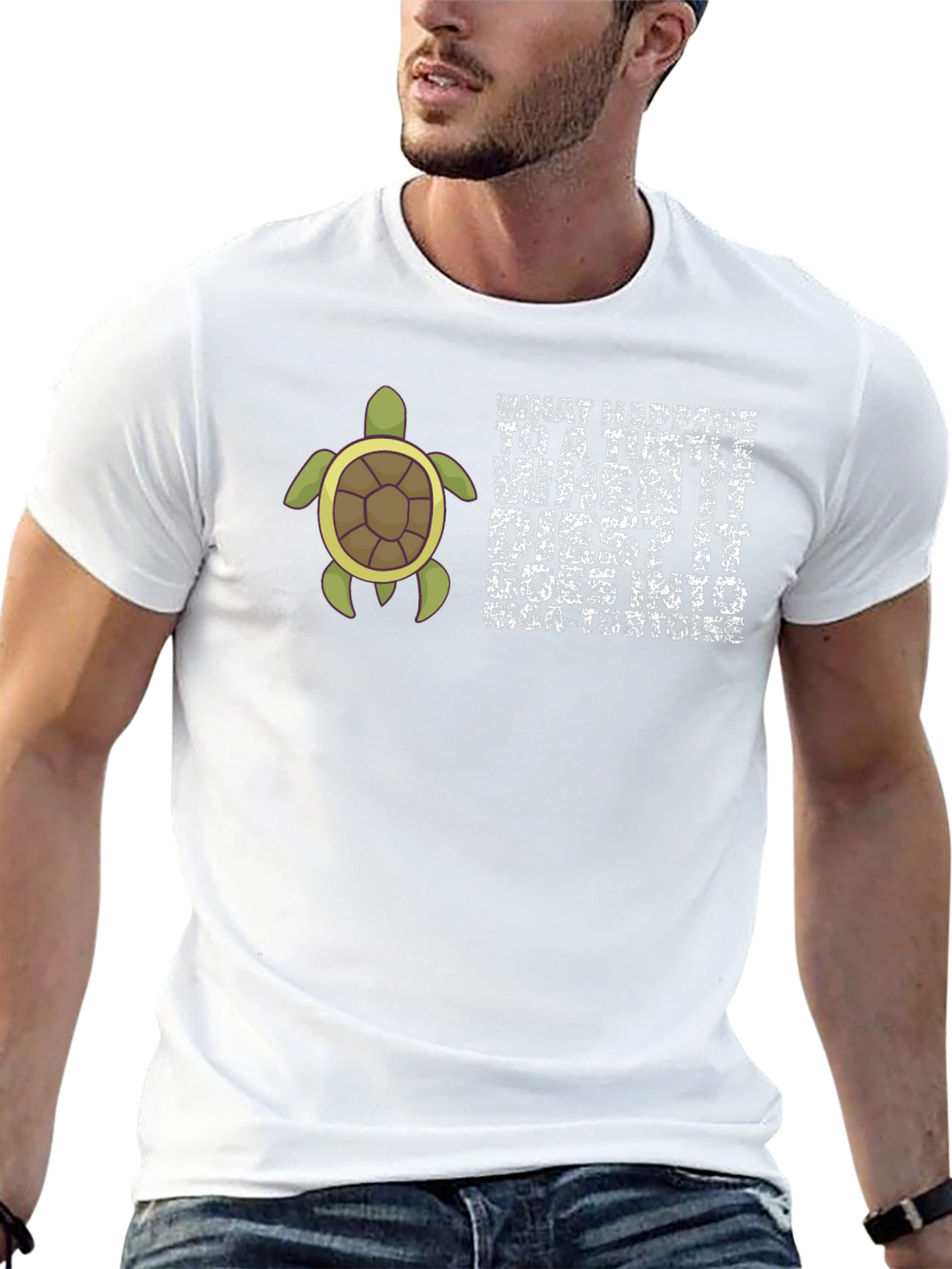 Funny Turtle Pun T-Shirt: Rica-Tortoise Humor