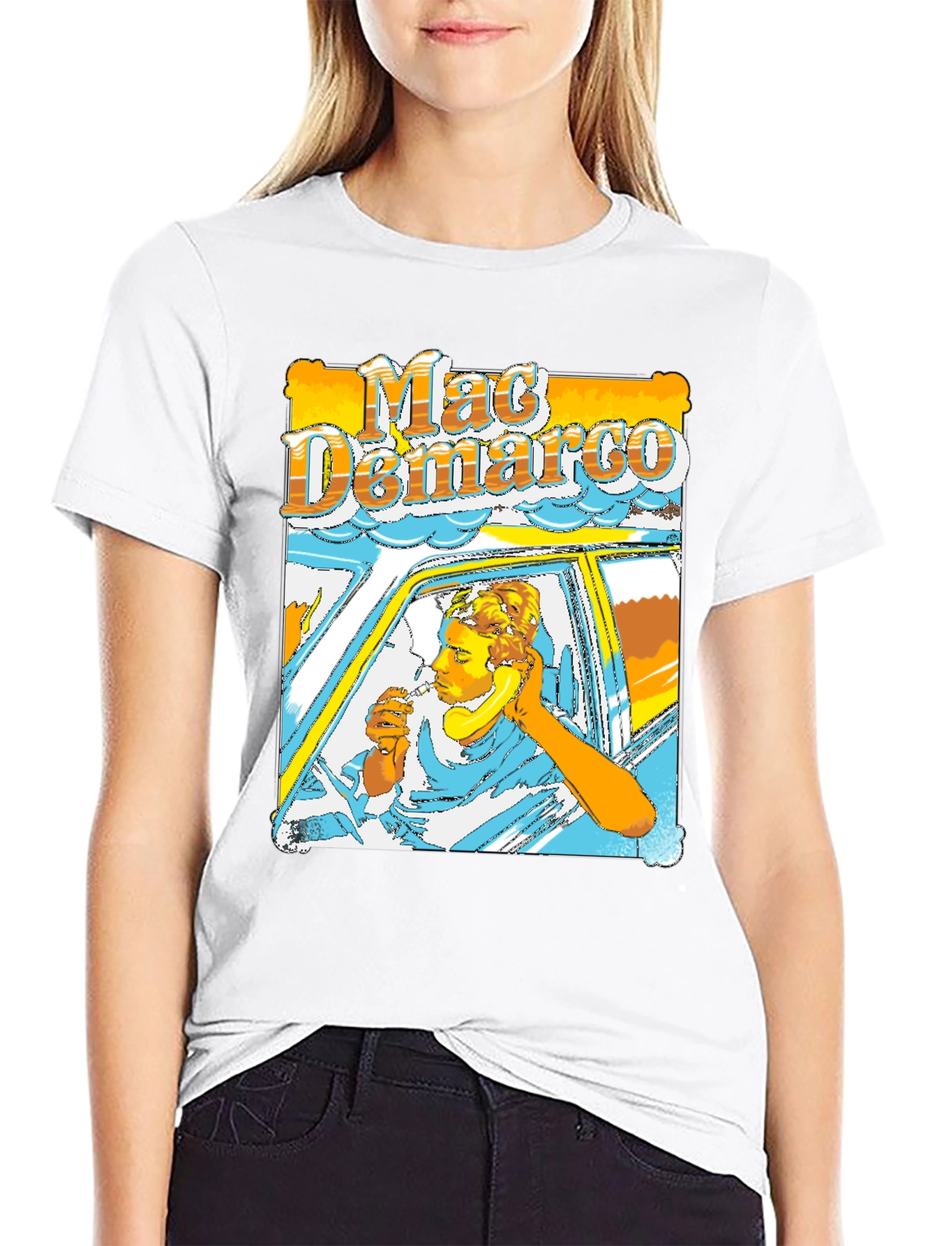Mac Demarco T-Shirt - Retro Car Design