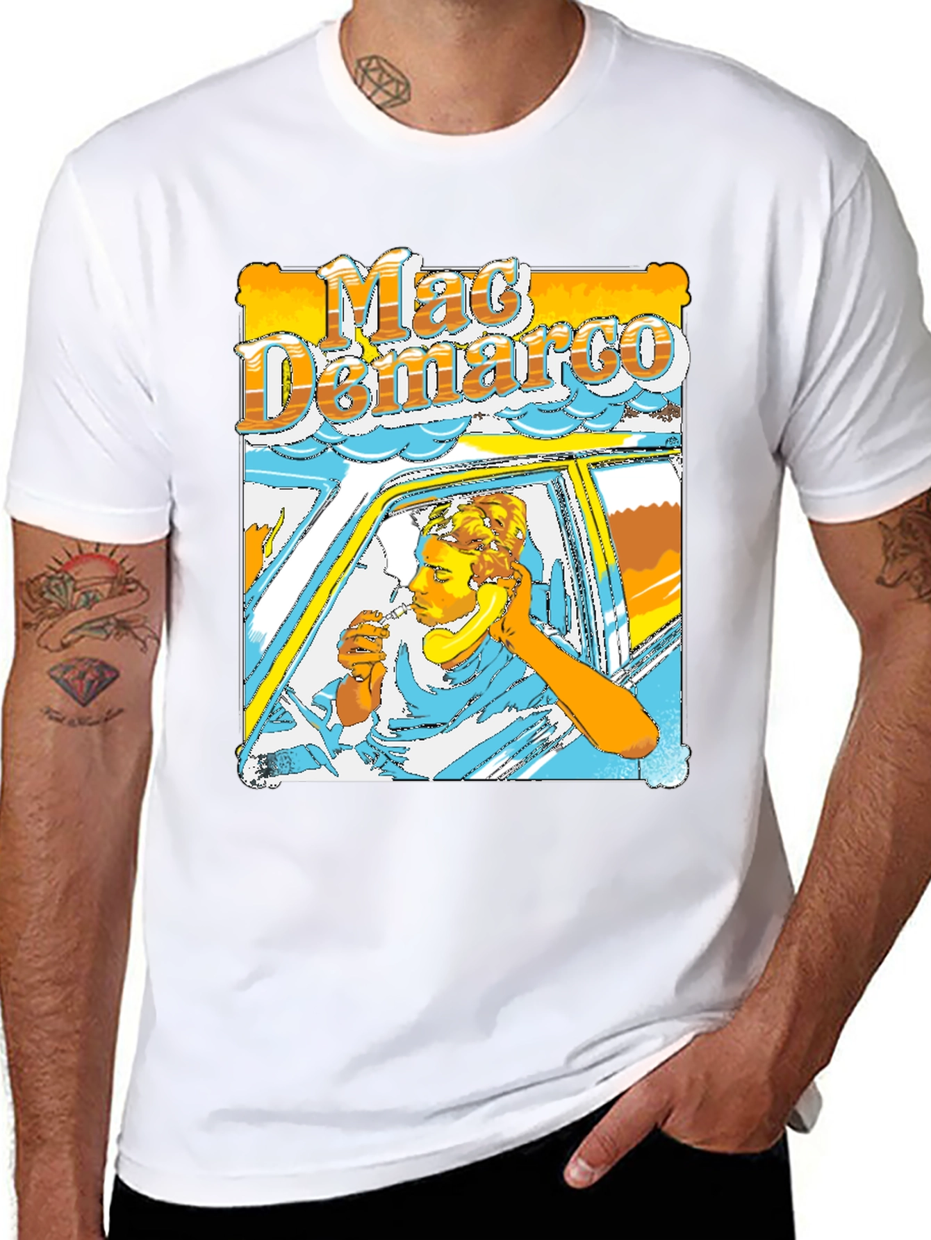 Mac Demarco T-Shirt - Retro Car Design