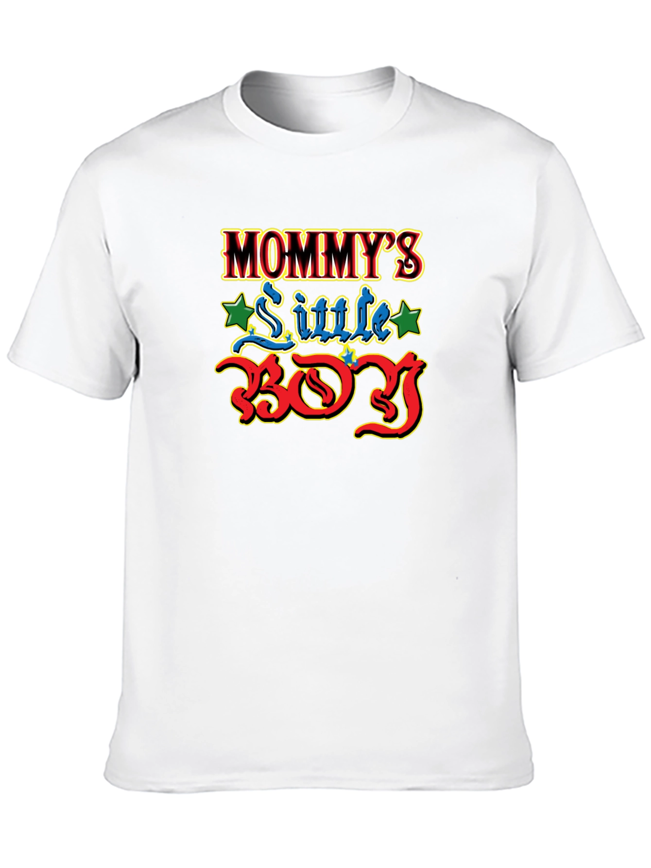 Mommys Little Boy T-Shirt Cute Graphic Tee